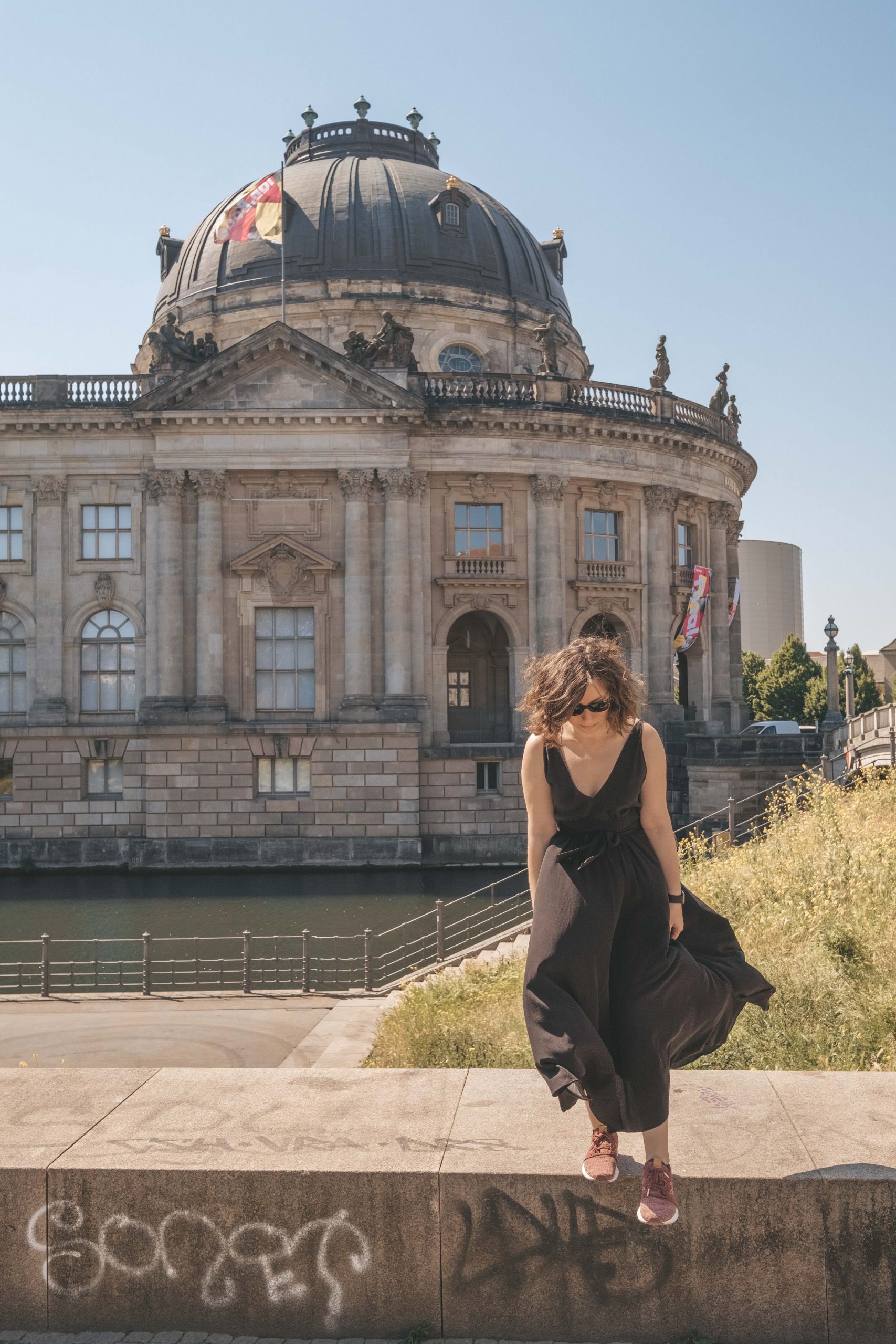 Cory on the museum island in Berlin