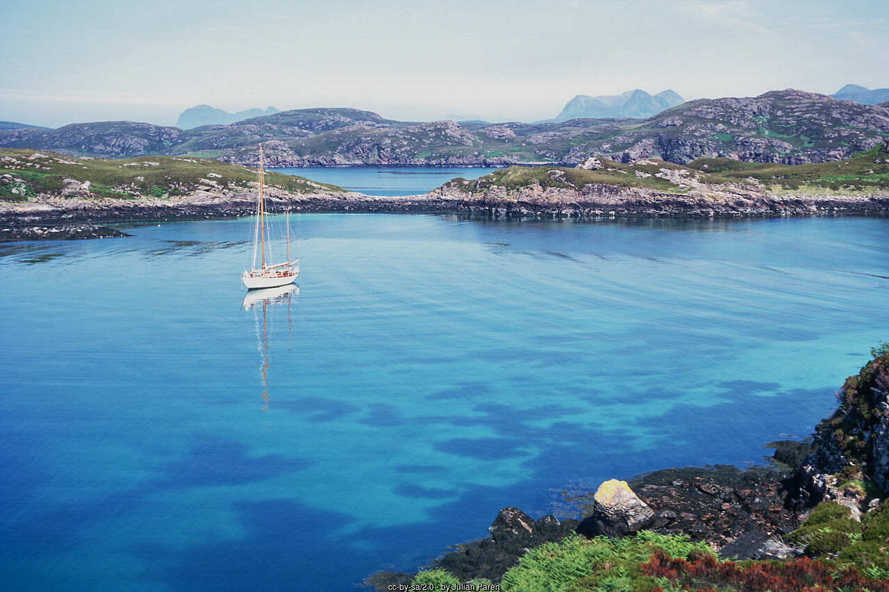 Cruising near summer isles Ullapool