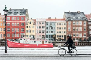 Cycling outdoors is one of the best things to do in Copenhagen in winter