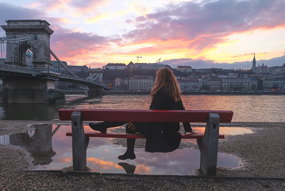 Danube At Twilight Budapest