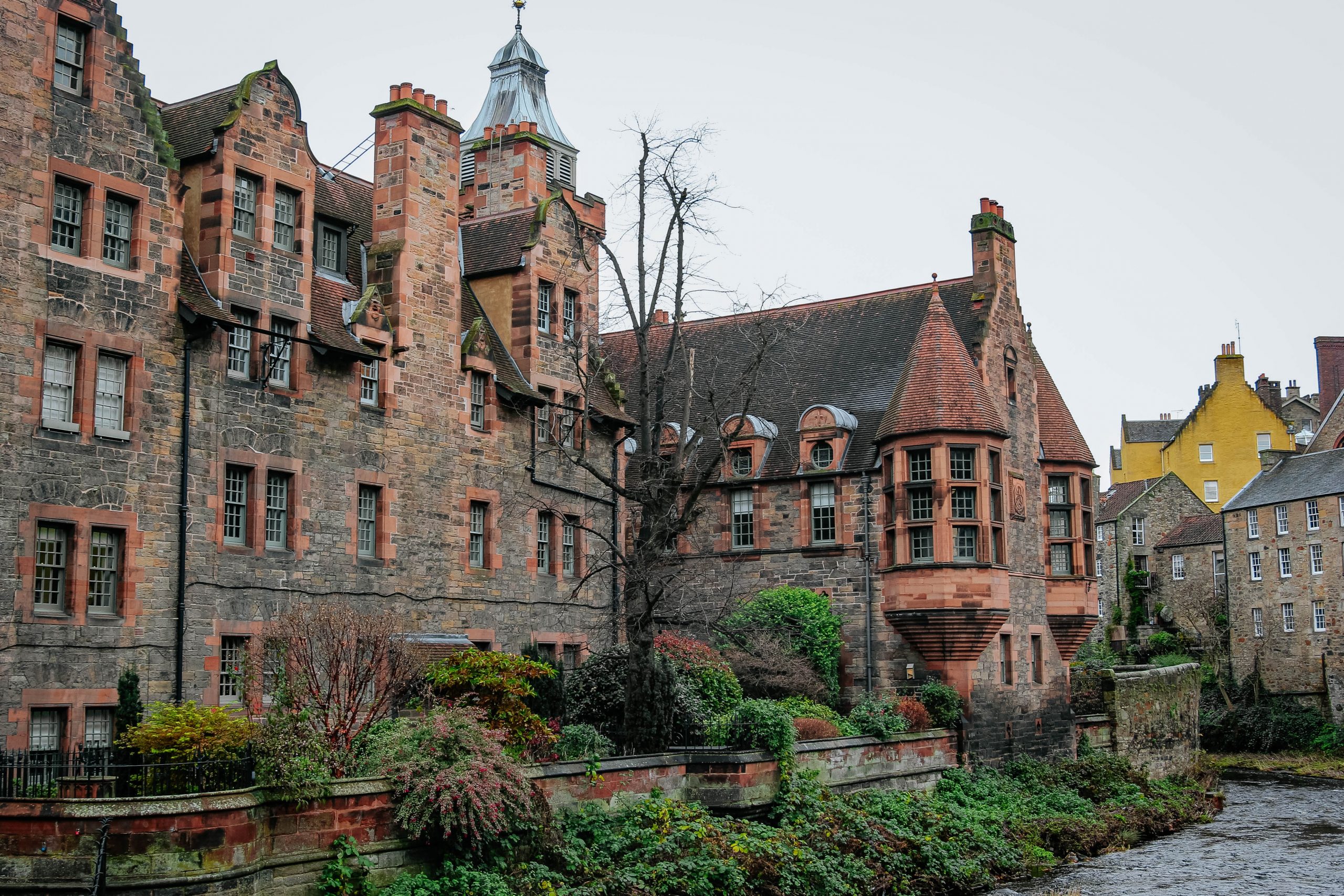 Dean Village near Edinburgh Dean Village near Edinburgh