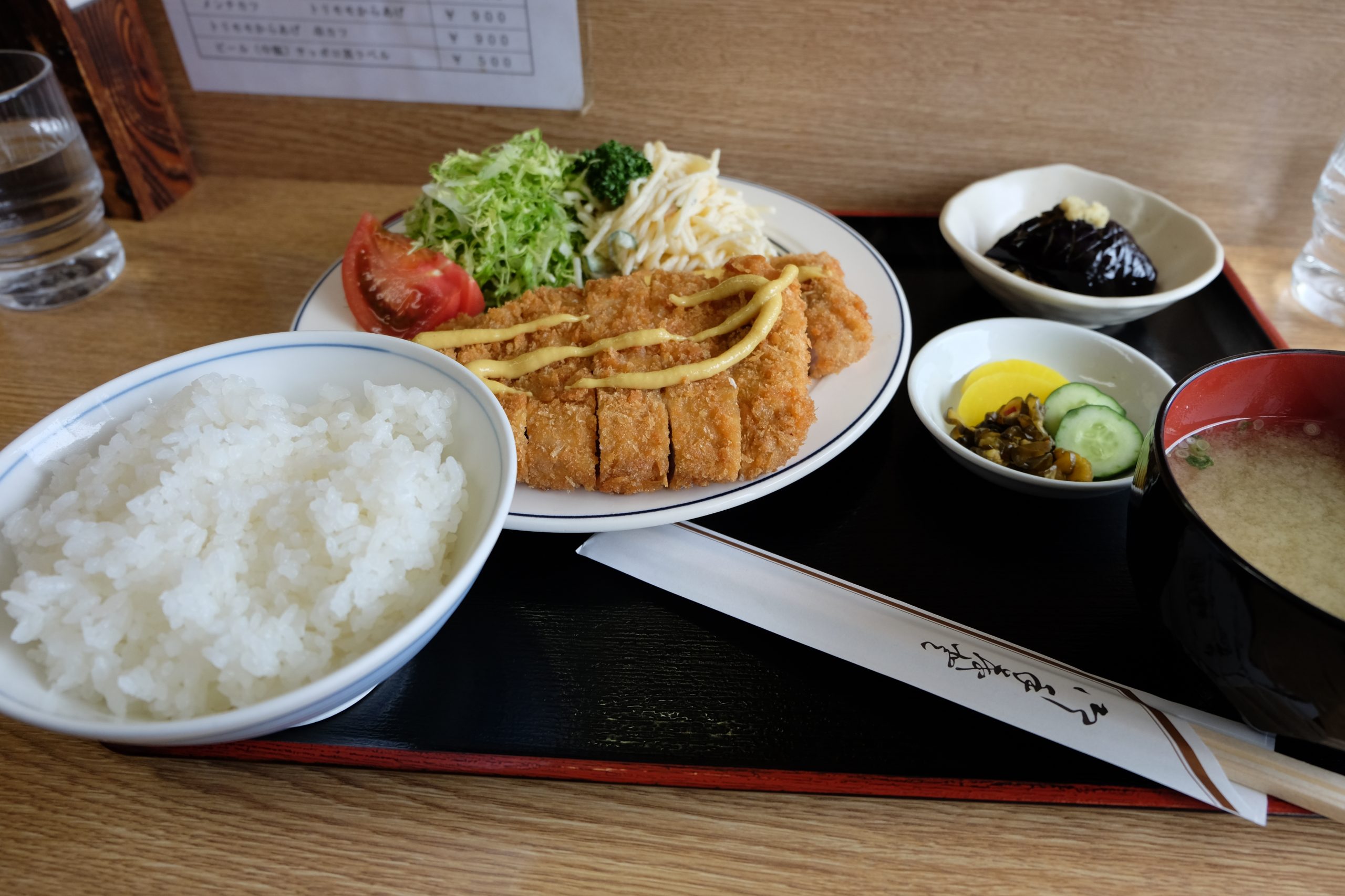 Delicious lunch at Tonkatsu Asai in Nikko Delicious lunch at Tonkatsu Asai in Nikko