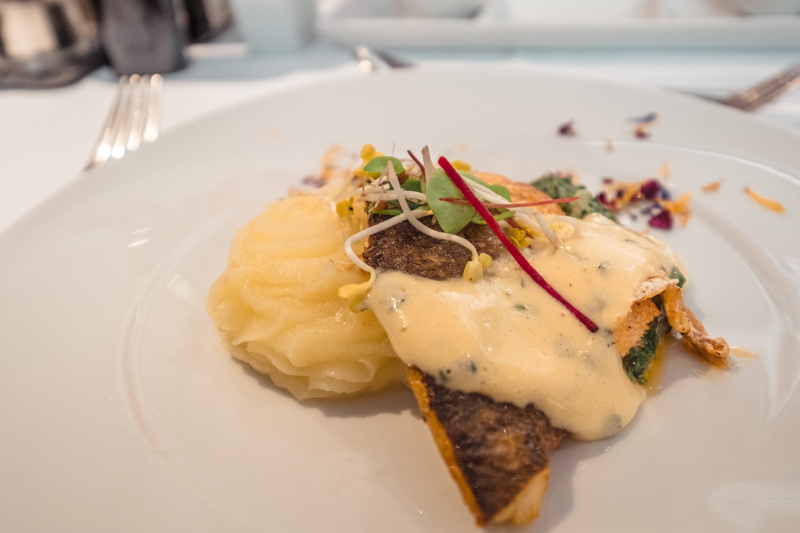Dinner plate Avalon Waterways river cruise Dinner plate Avalon Waterways river cruise