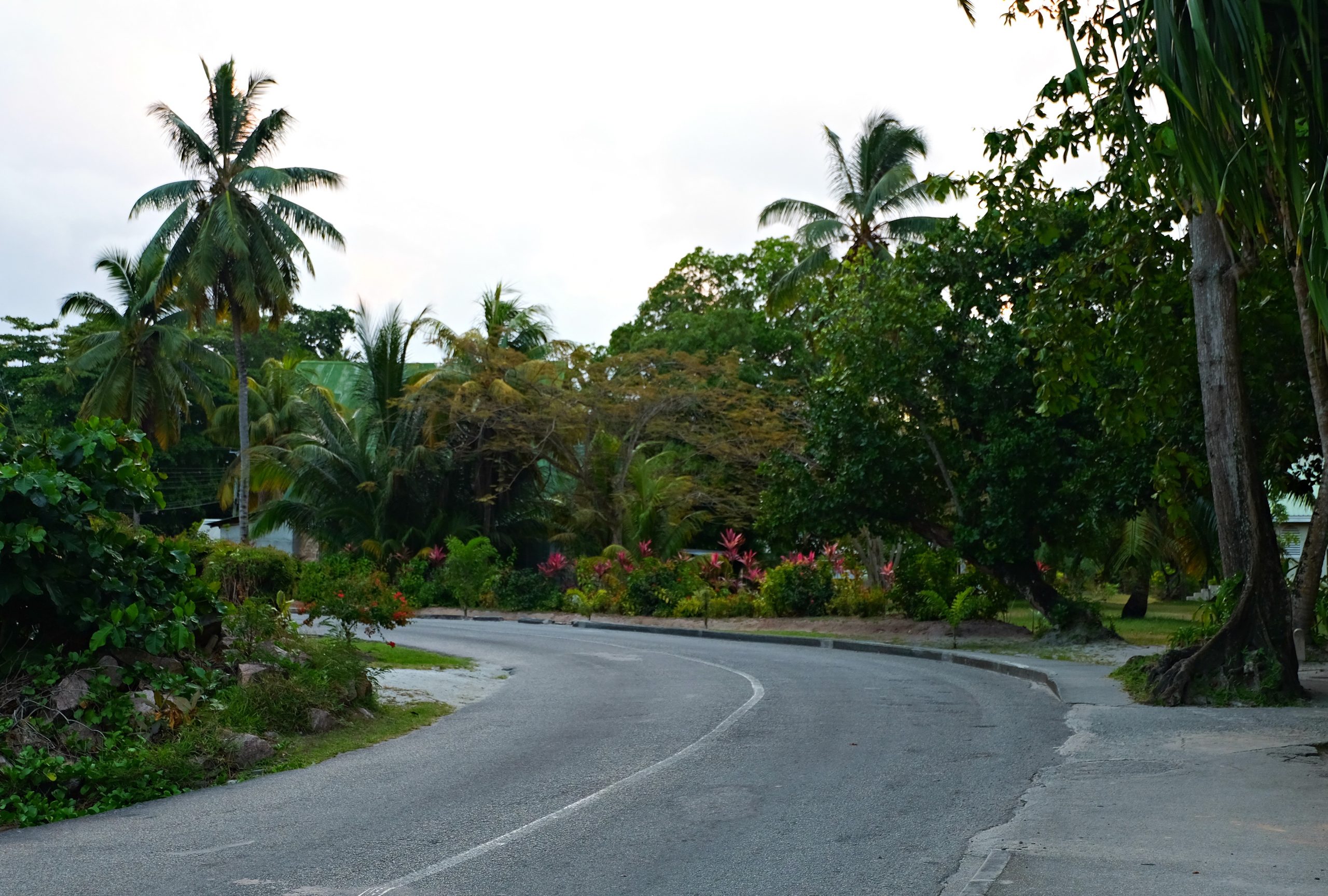 Driving in Praslin Road Driving in Praslin Road