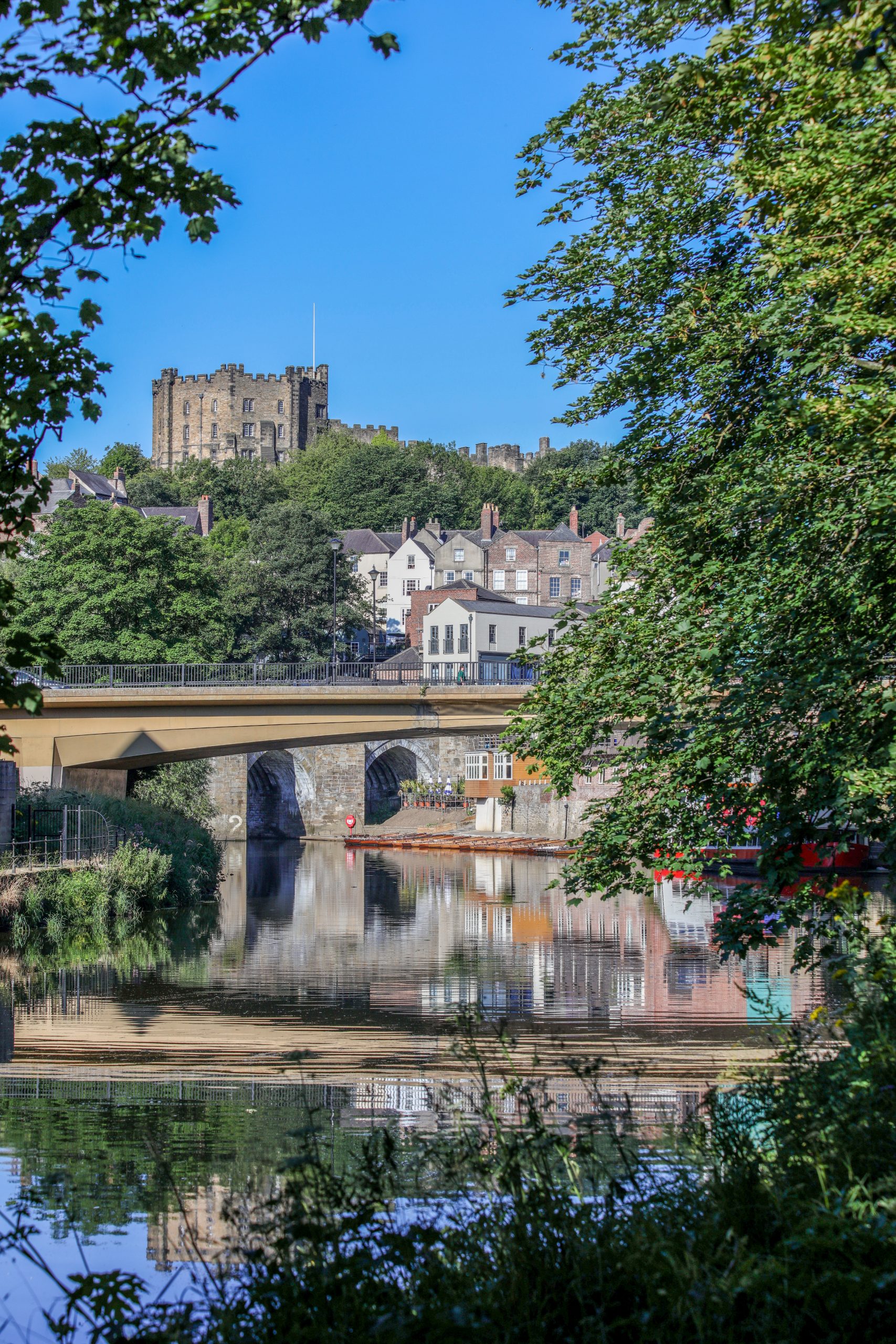 Durham Castle as viewed from the river