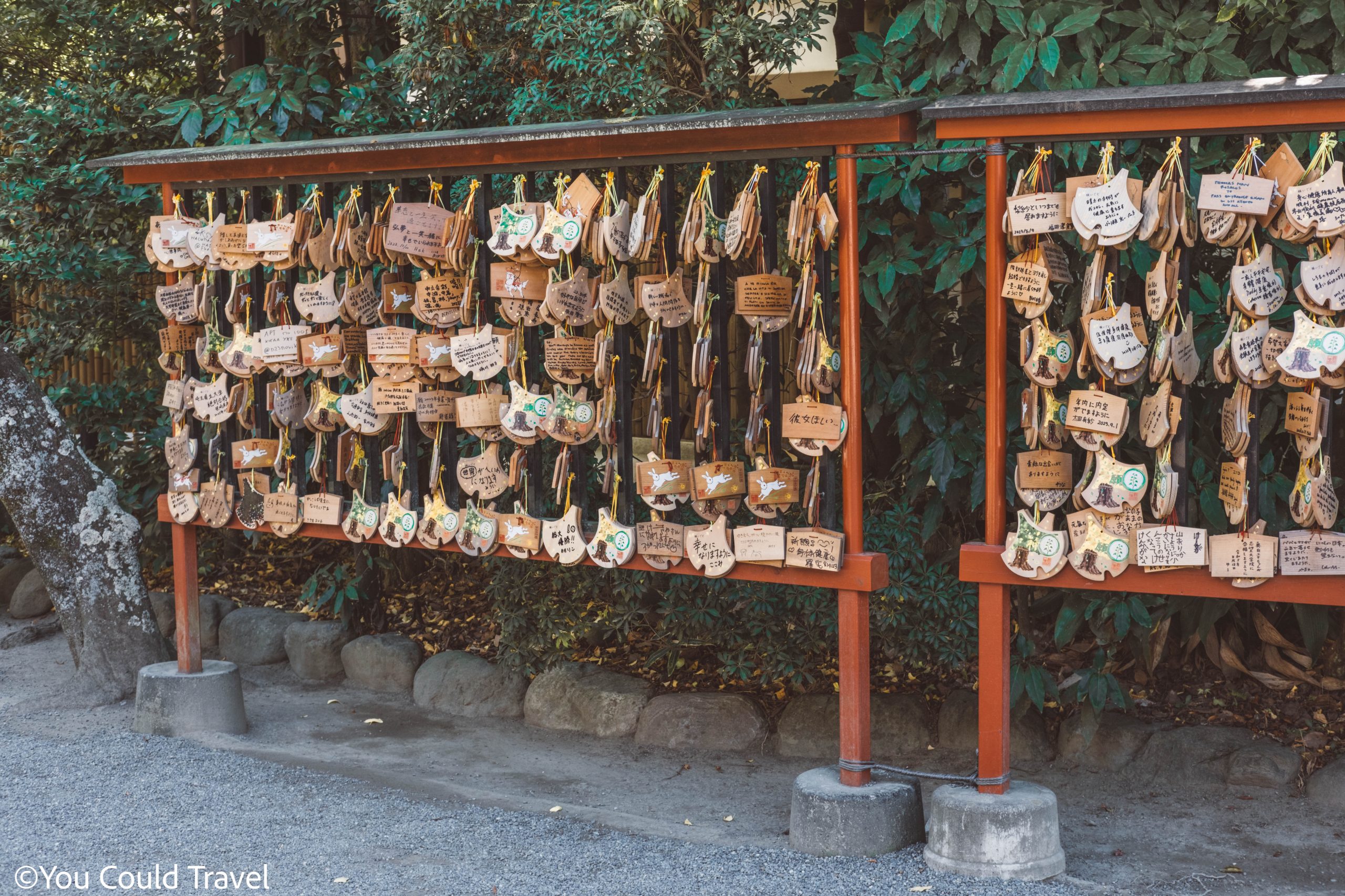 Ema plaques at Tsurugaoka Hachimangu