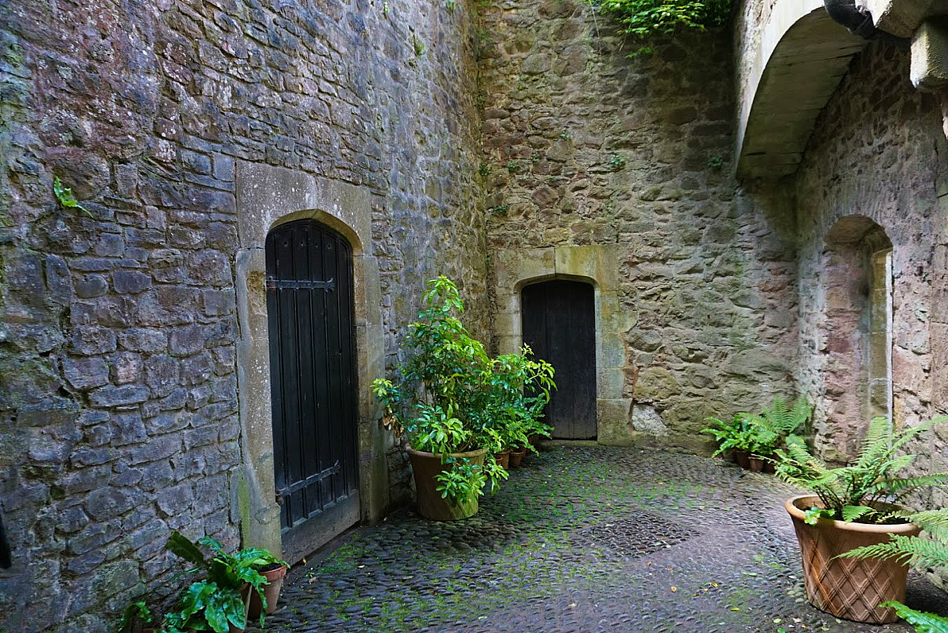 English Castle Secret Doors Dunster