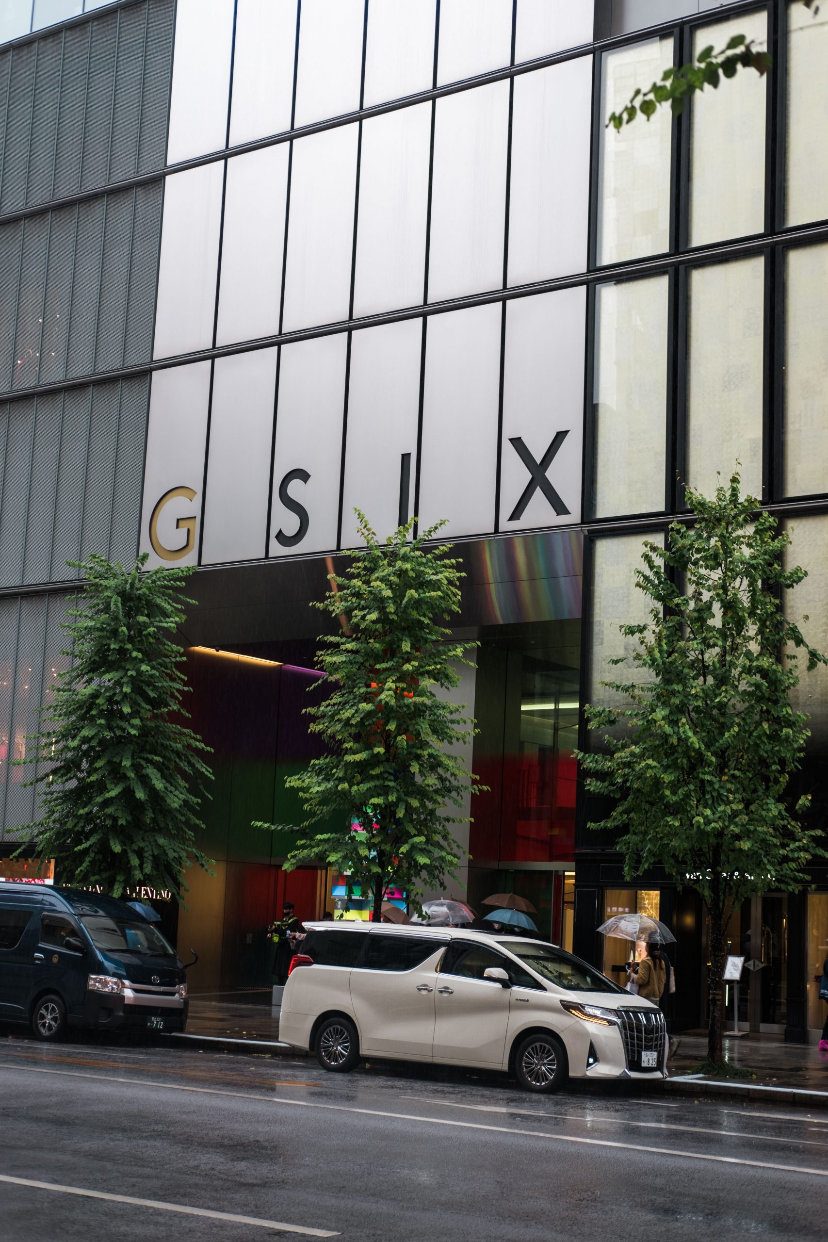 main entrance to Ginza Six