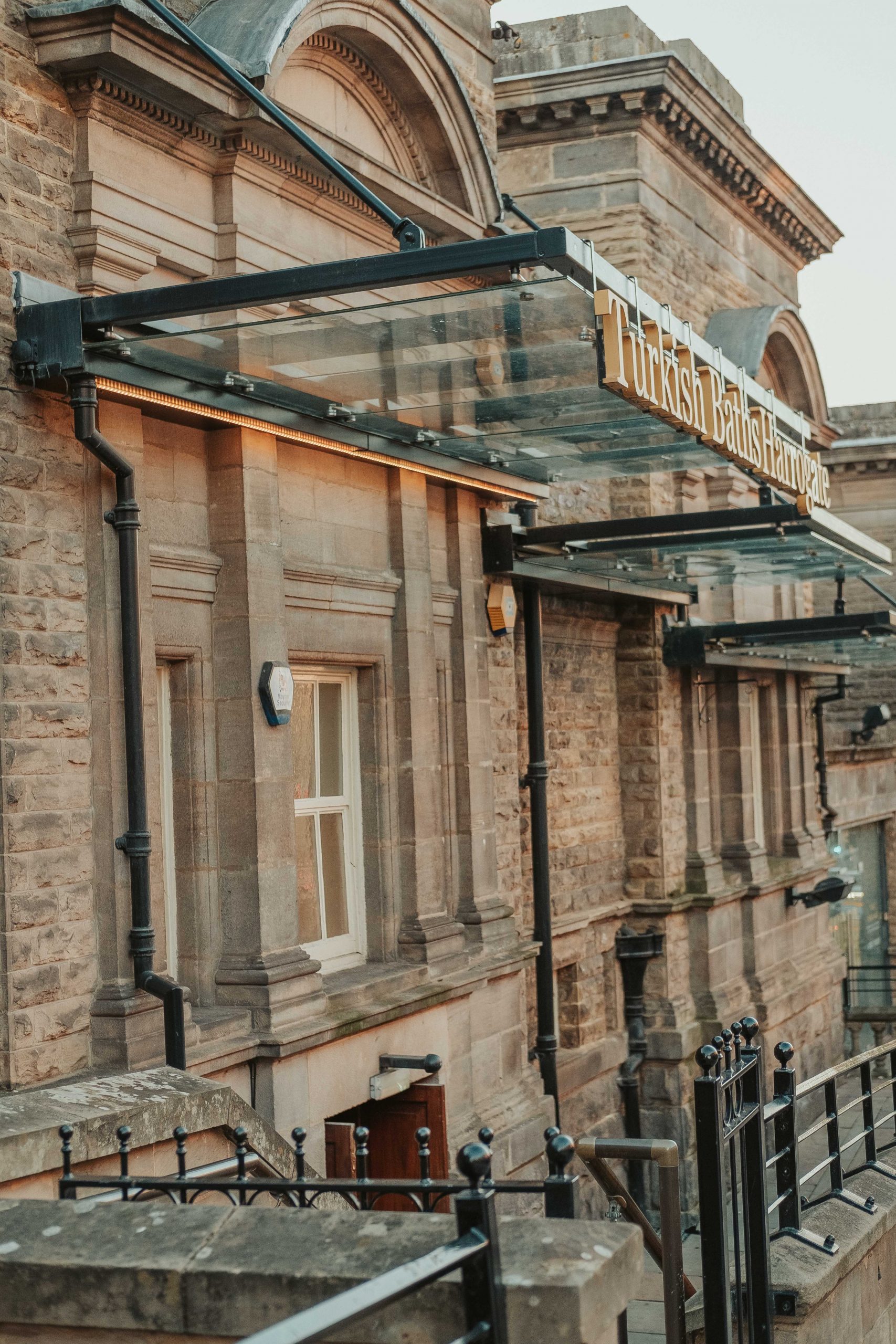 Entrance to the Turkish baths in Harrogate