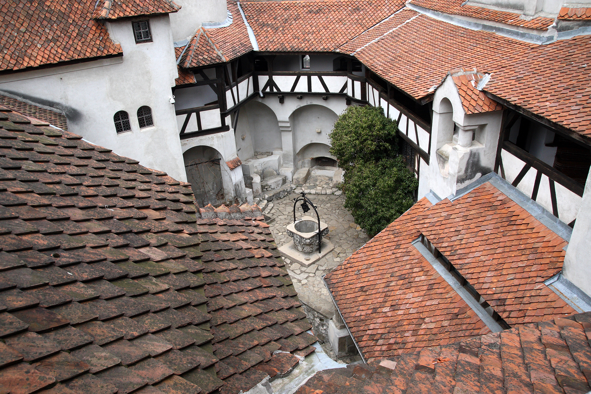 Fountain Bran Castle Romania