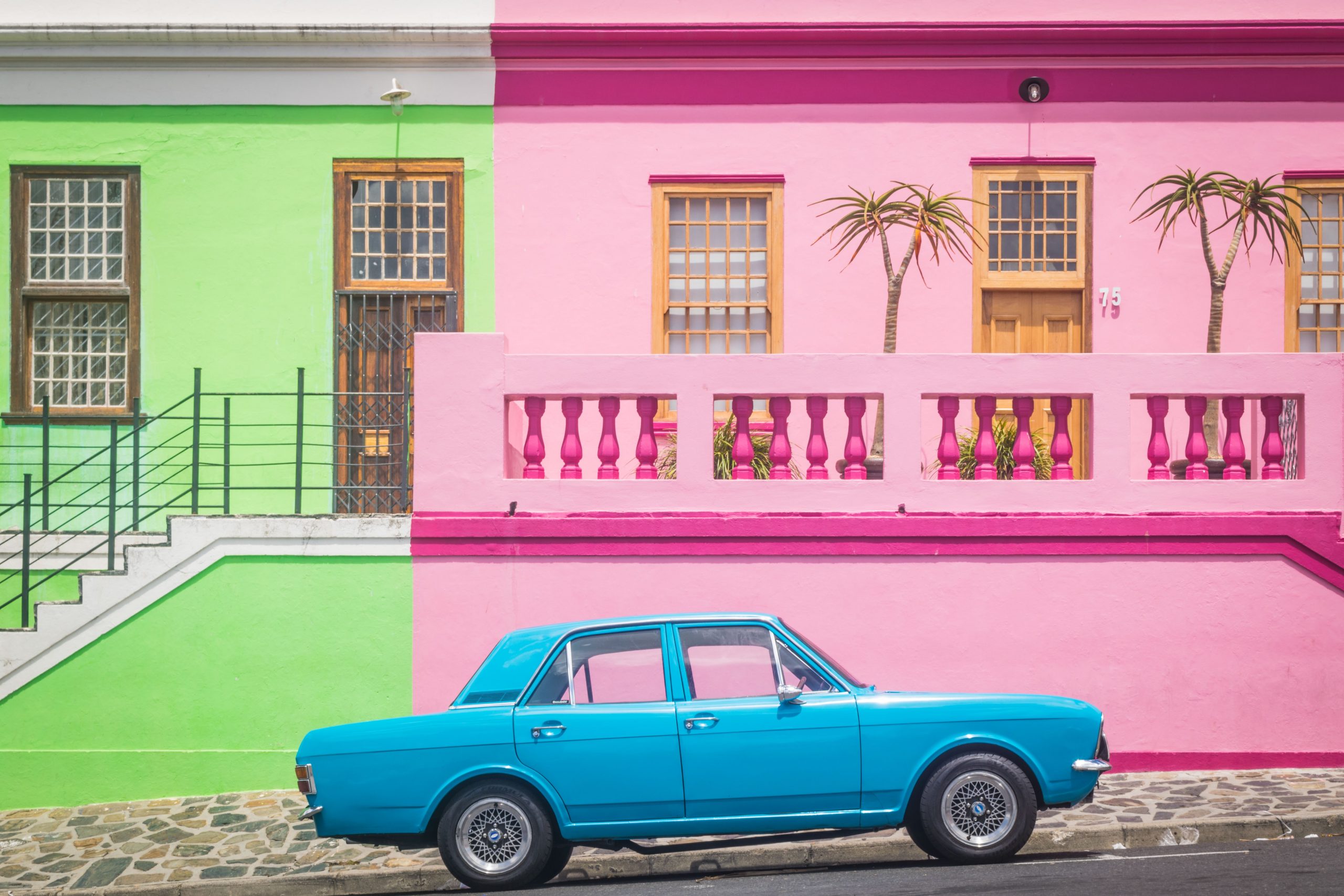 Famous Bo Kaap neighbourhood in Cape Town