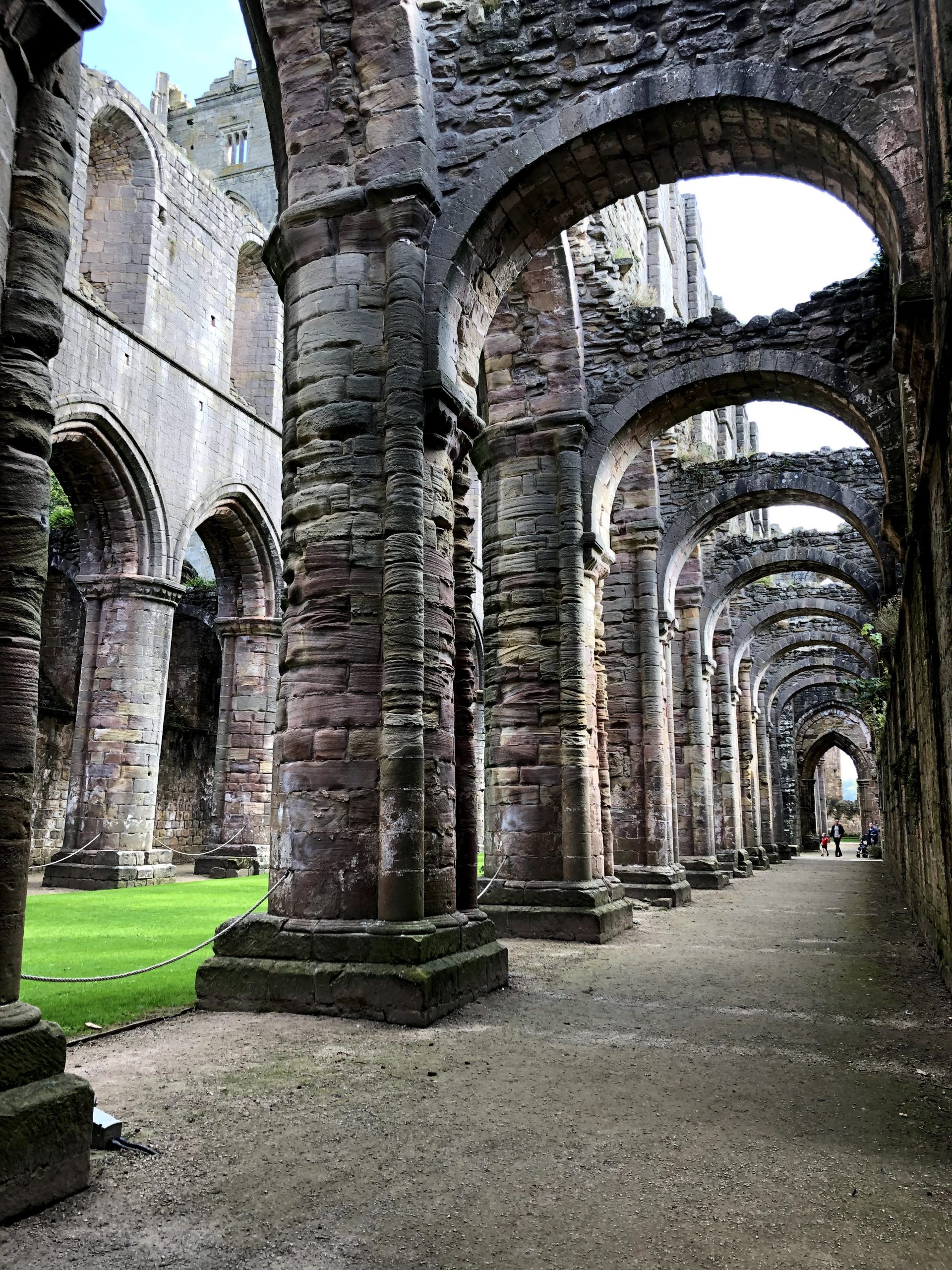 Fountains Abbey halls