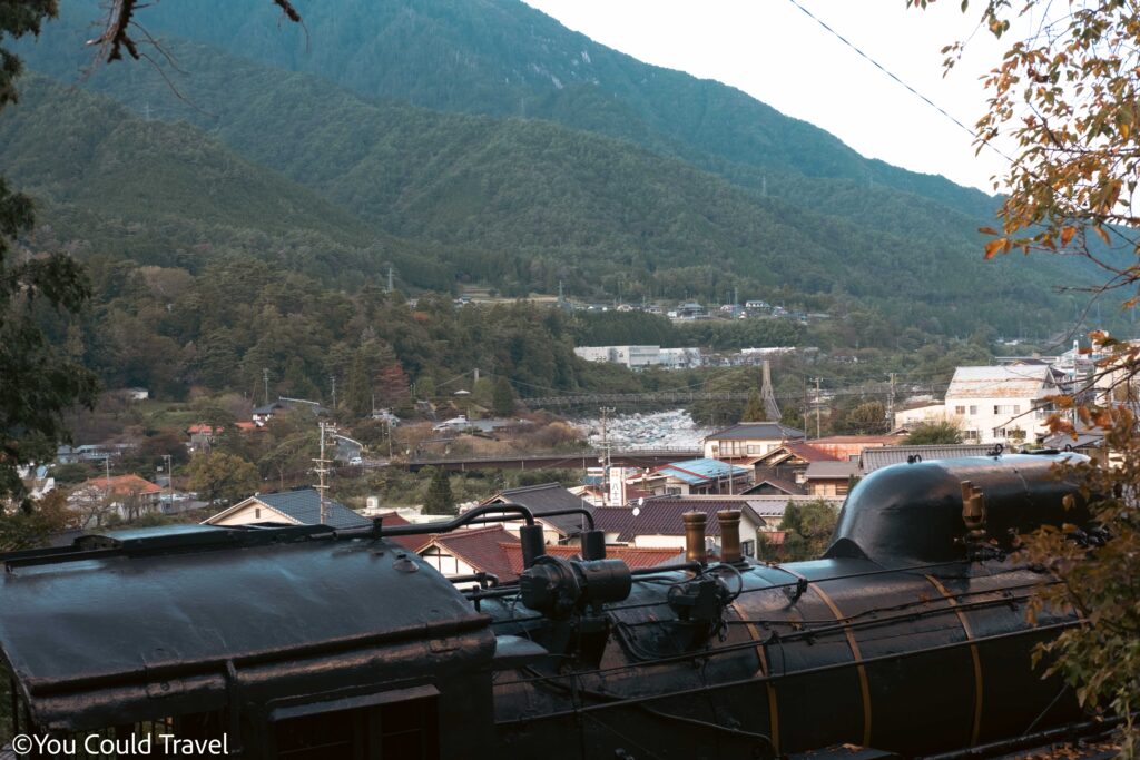 From Tsumago to the Nagiso train station