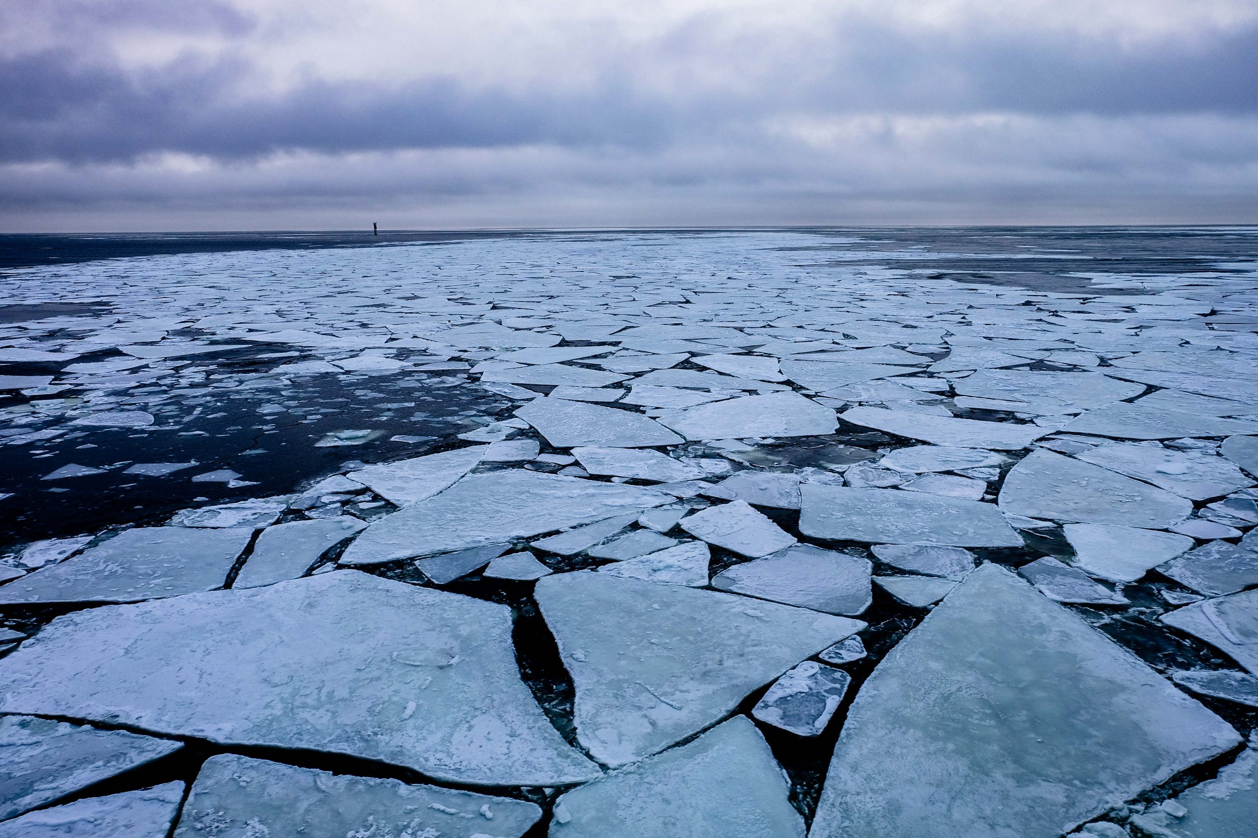Frozen Baltic Sea