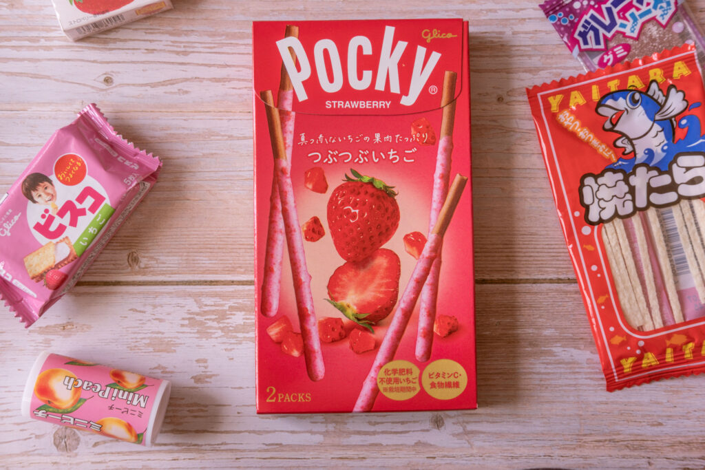 Strawberry Pocky from Japan Crate
