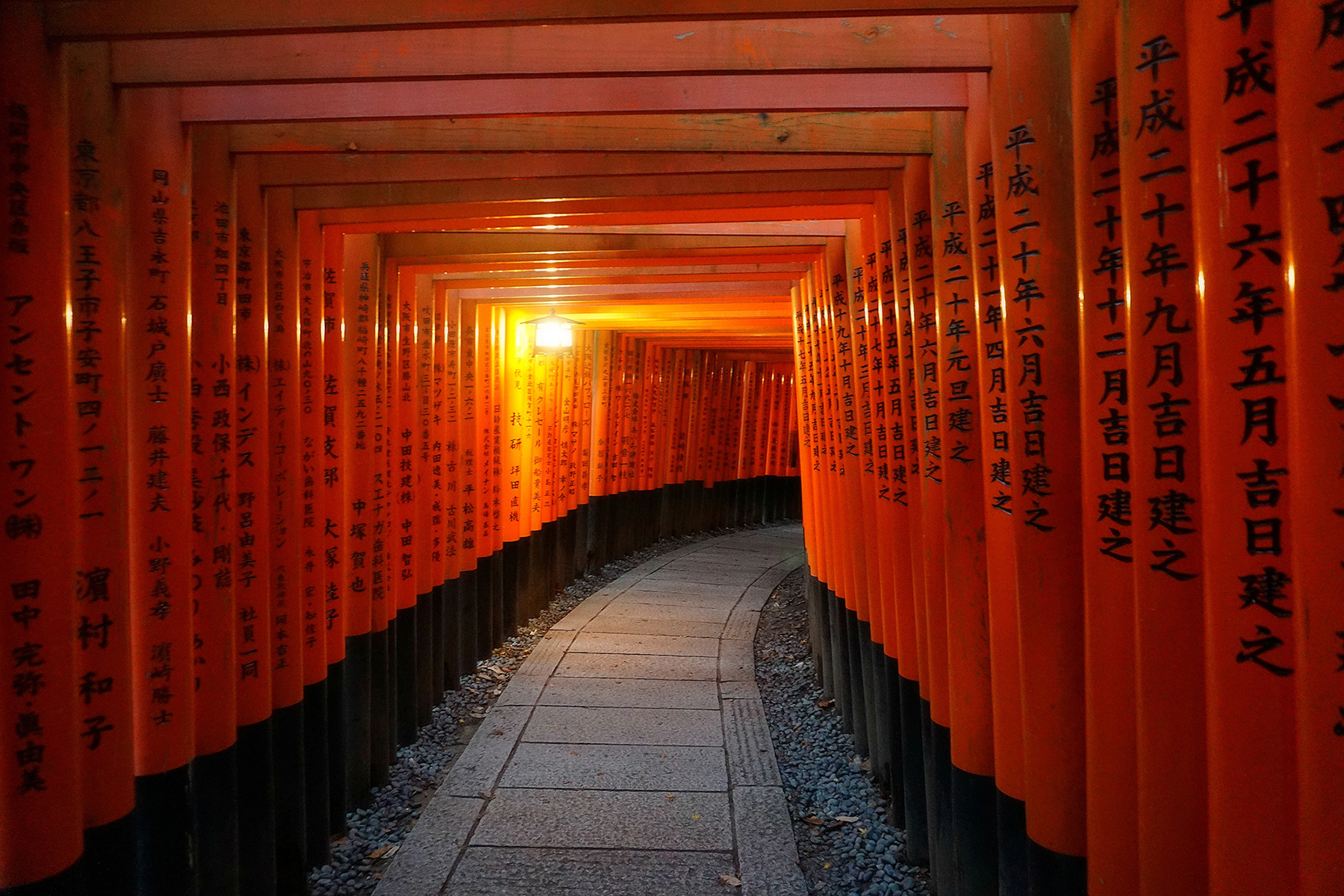 Fushimi Inari Taisha Torii Gate Pathway
