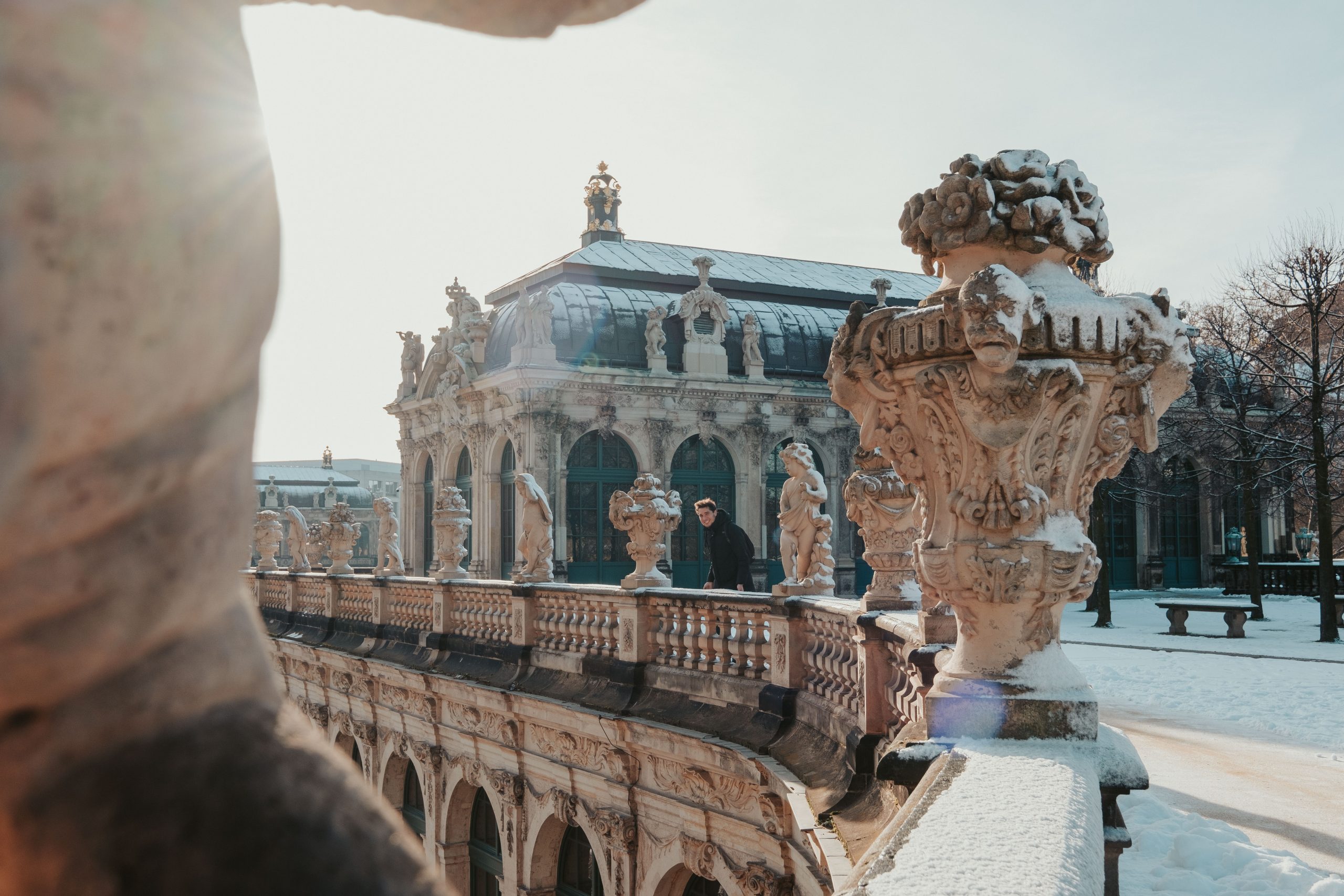 G enjoying beautiful Dresden in winter