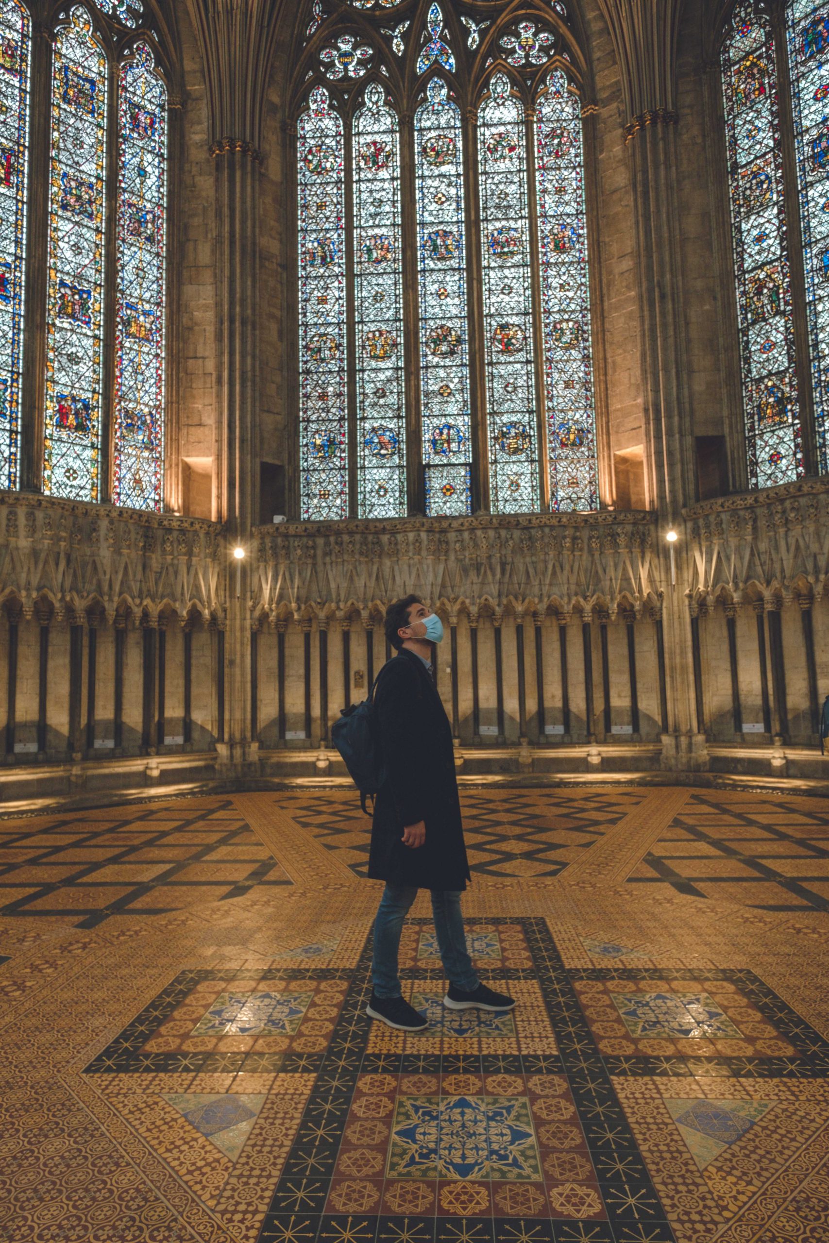 G from You Could Travel admiring the York Minster