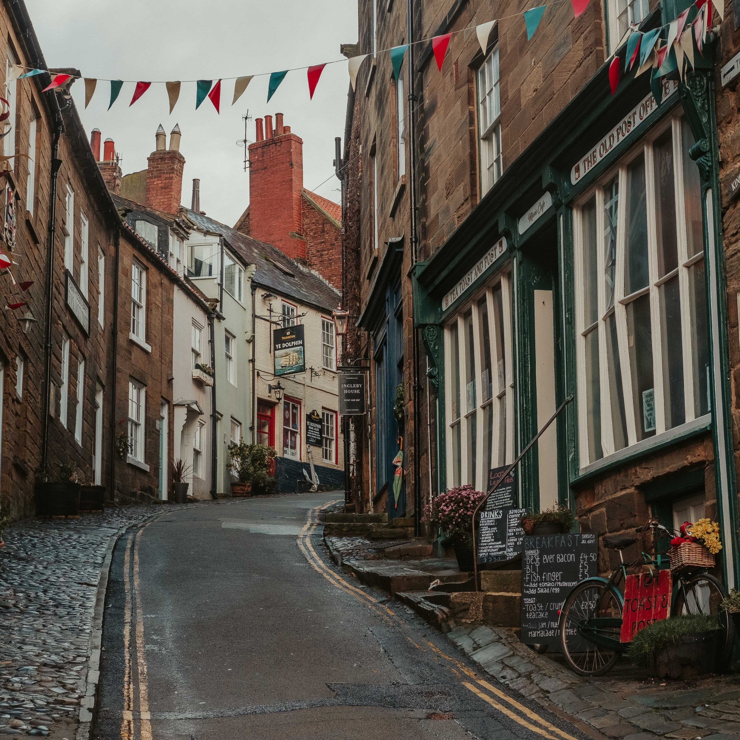 Gorgeous coastal village Robin Hood Bay in North Yorkshire