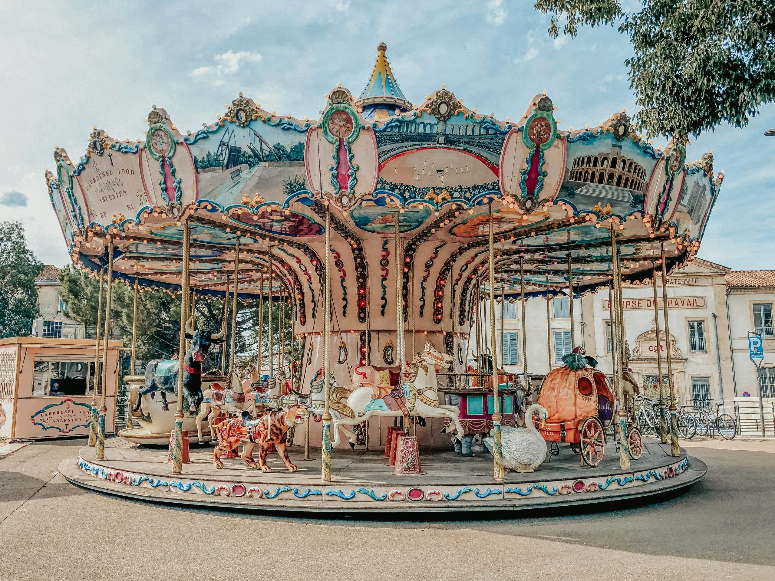 Gorgeous Town of Arles Marry go Round Gorgeous Town of Arles Marry go Round