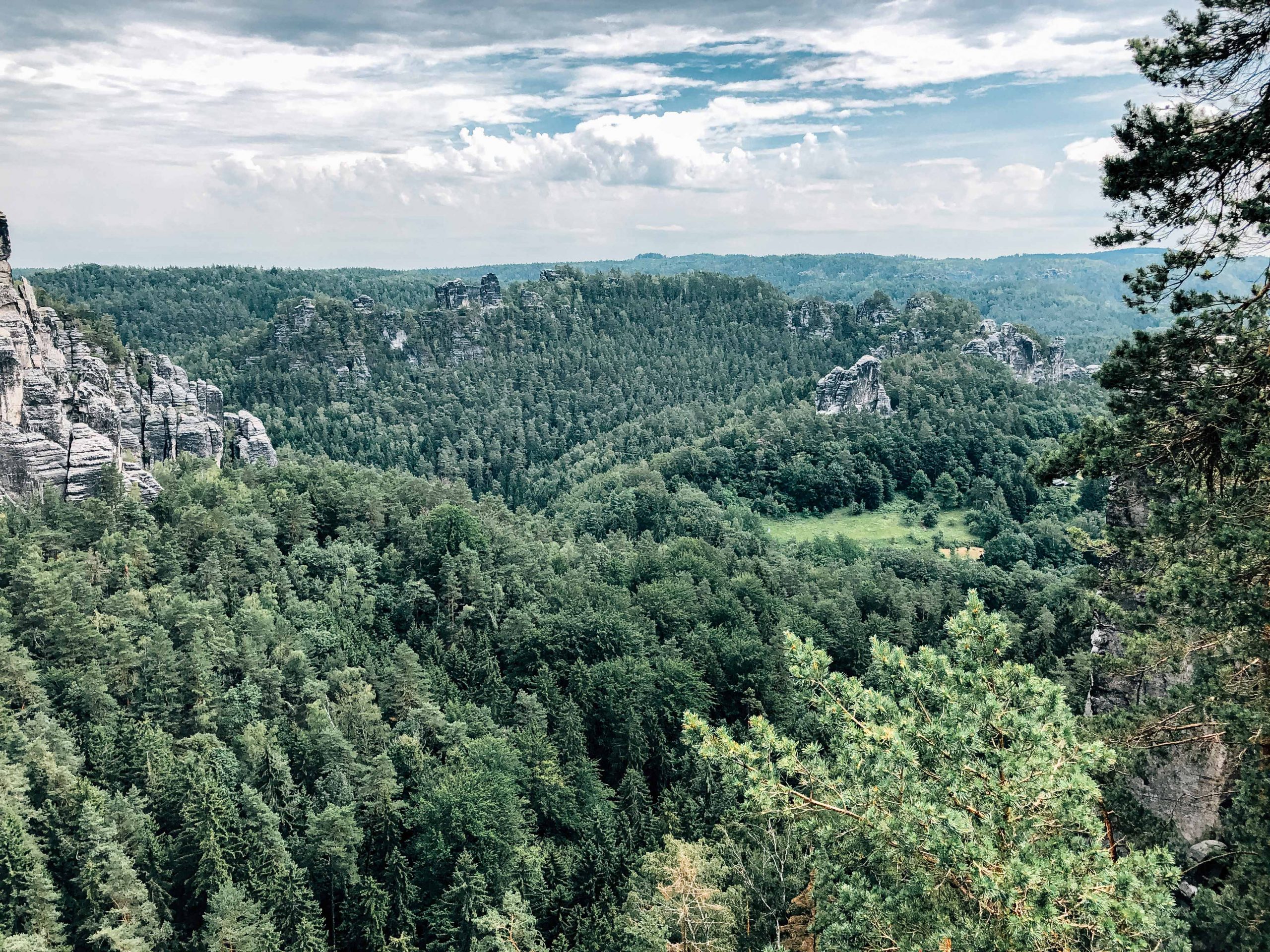 Gorgeous vista points in Bastei Gorgeous vista points in Bastei