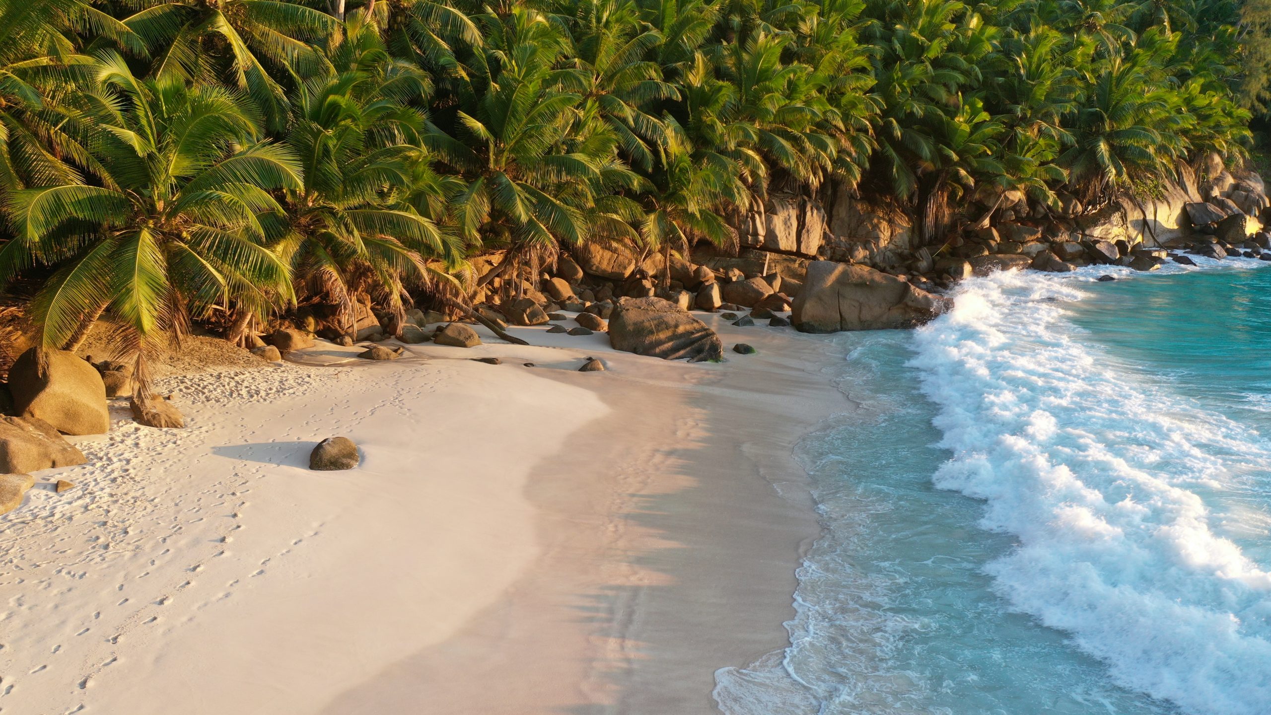 Gorgeous Seychelles islands with pristine beaches