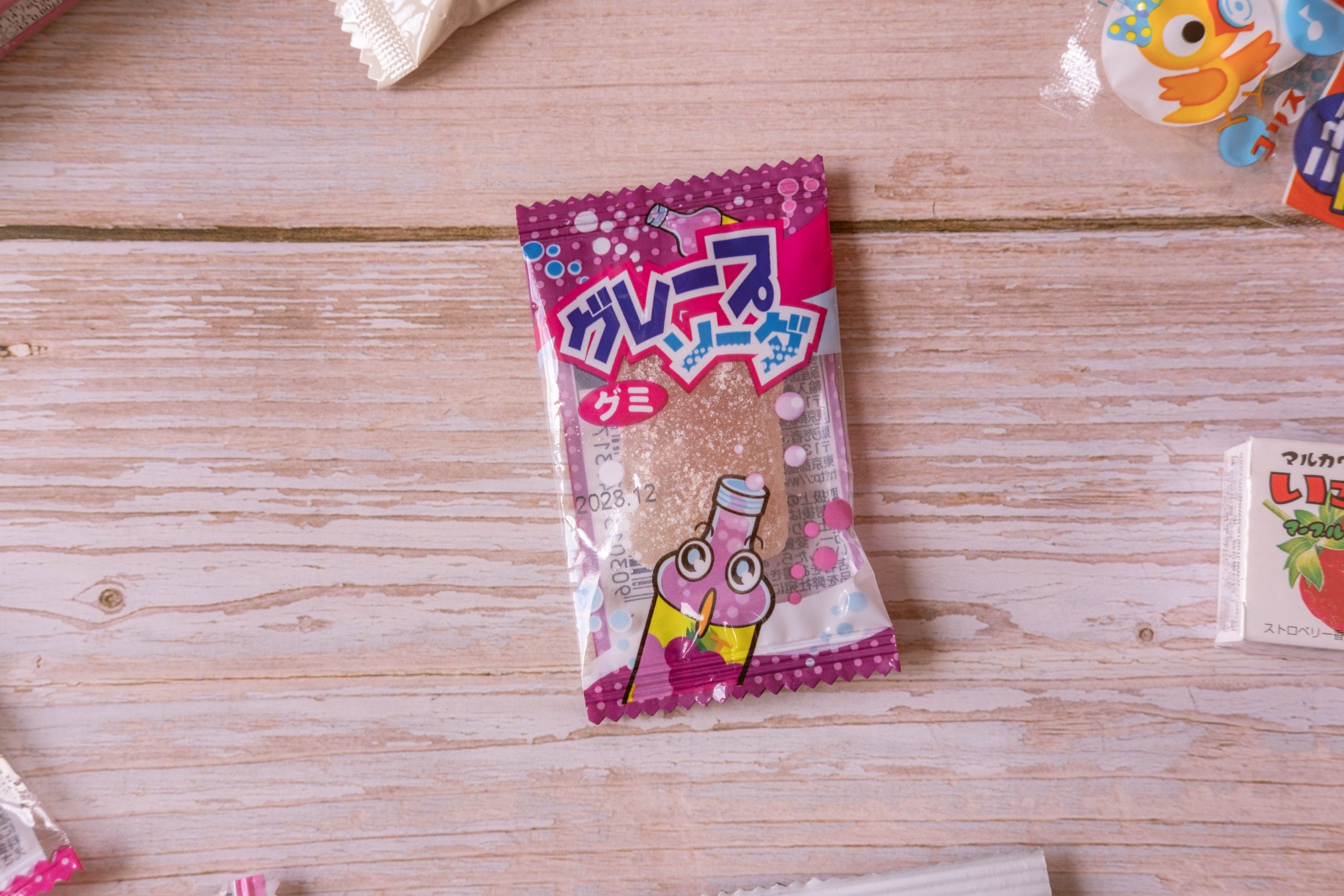 Grape flavoured gummy from my Japan crate box Grape flavoured gummy from my Japan crate box