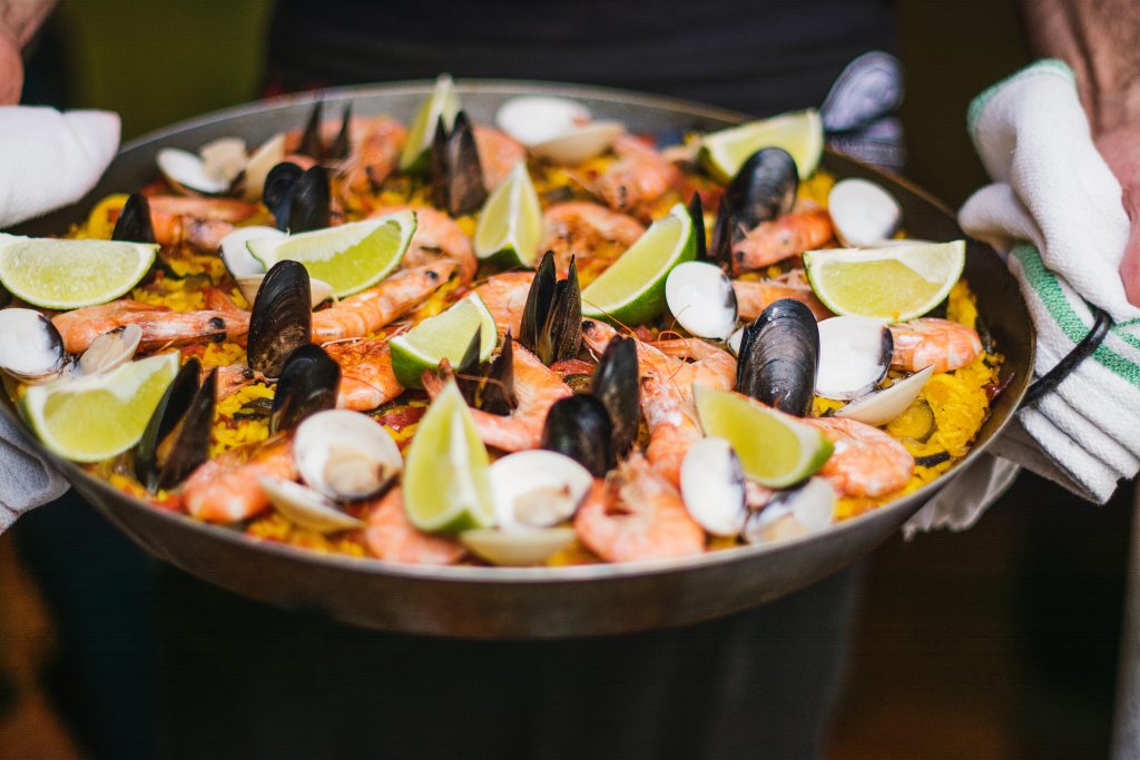 Guatemalan food served fresh in a large plate and ready to be eaten