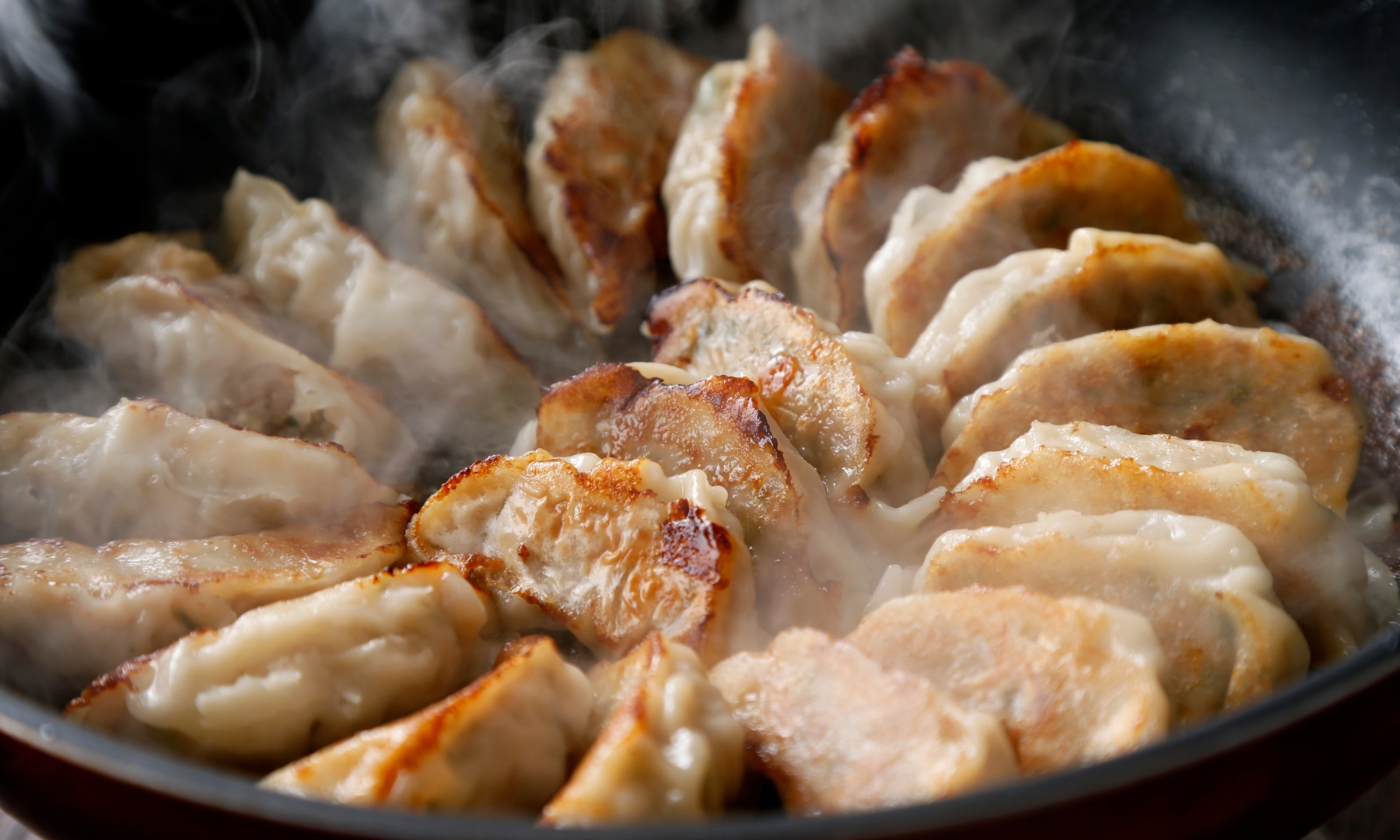 Gyoza street food in Tokyo Gyoza street food in Tokyo