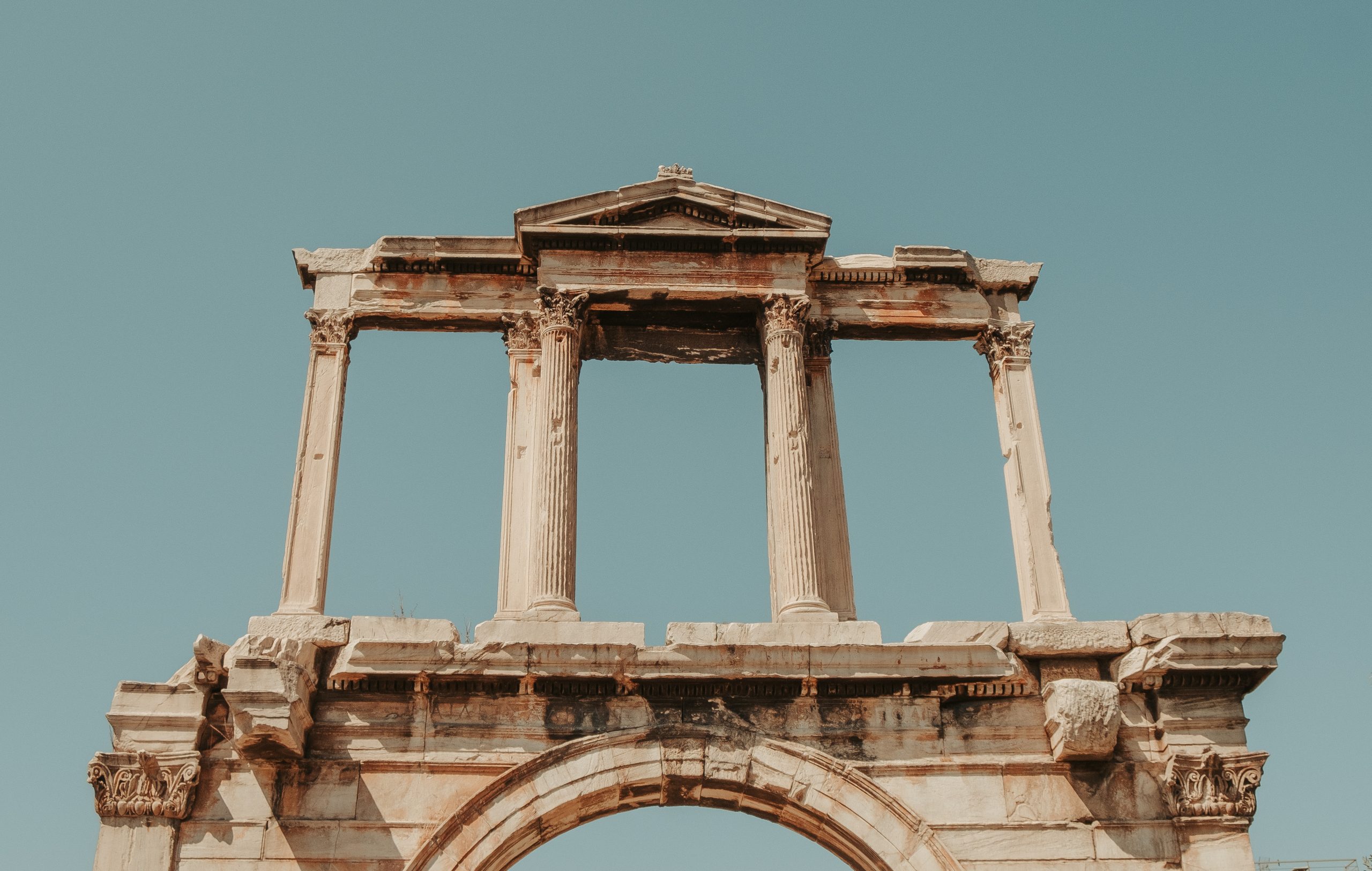 Hadrian's Arch in Athens