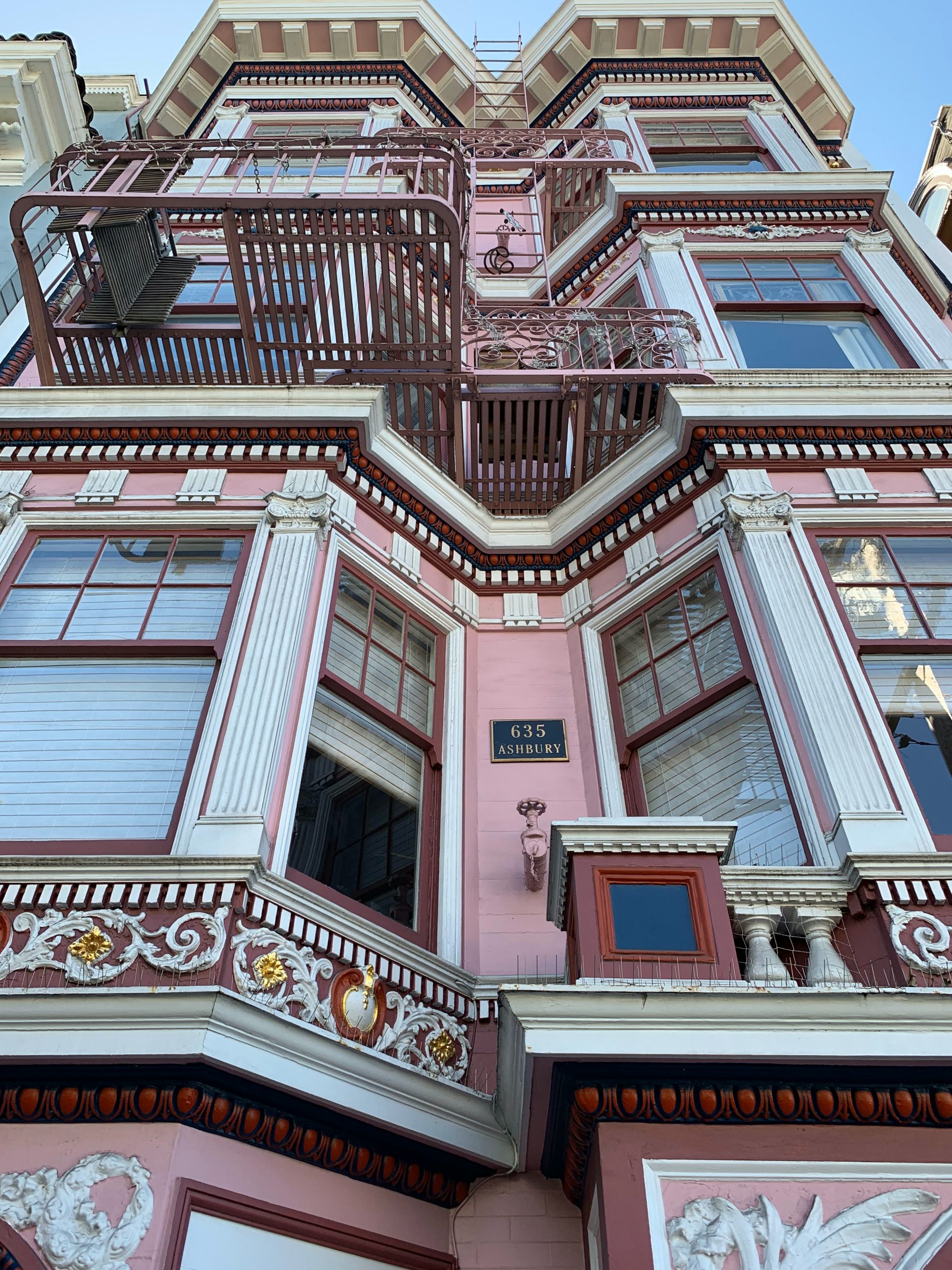 Haight-Ashbury colourful house in San Francisco