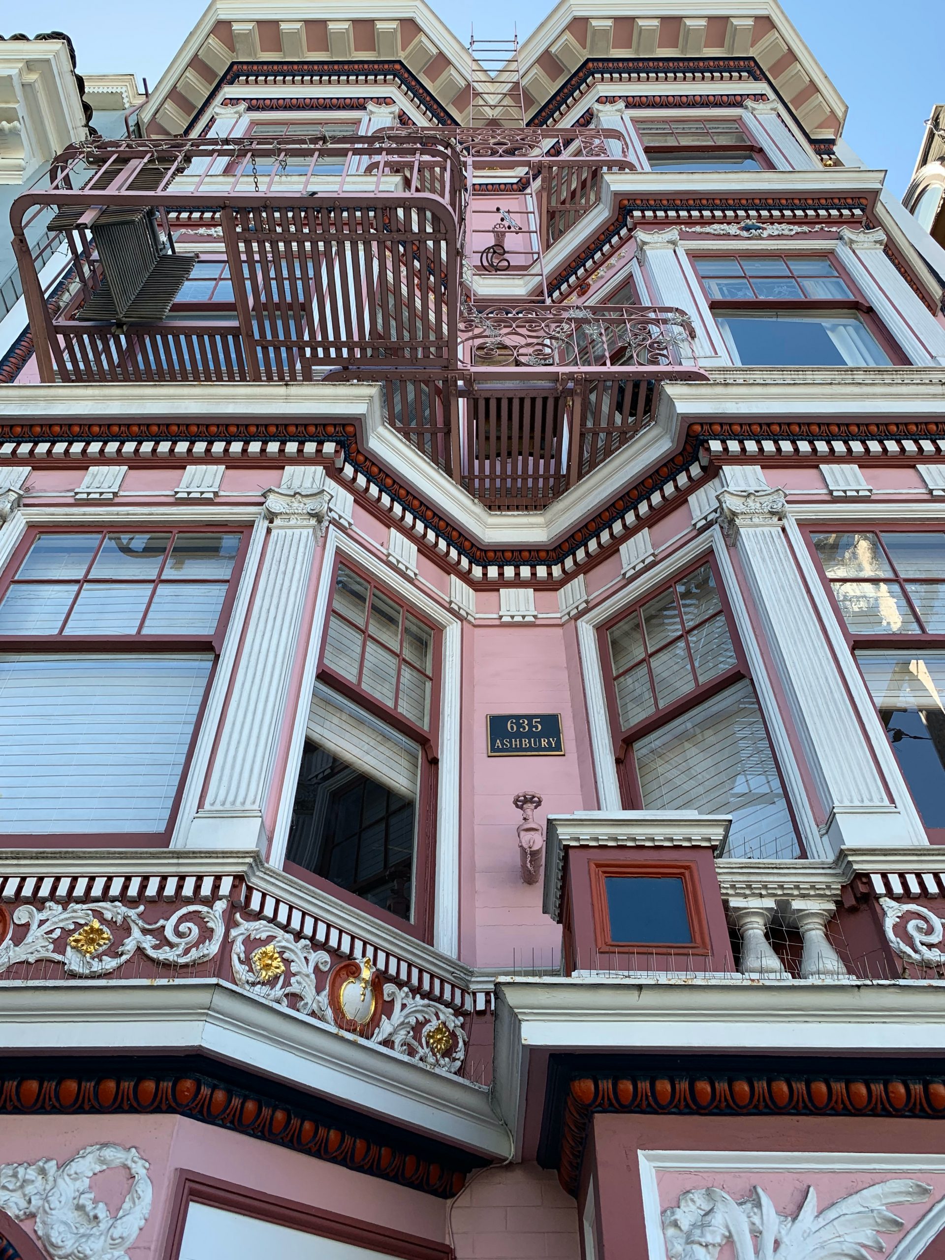 Haight-Ashbury colourful house in San Francisco Haight-Ashbury colourful house in San Francisco
