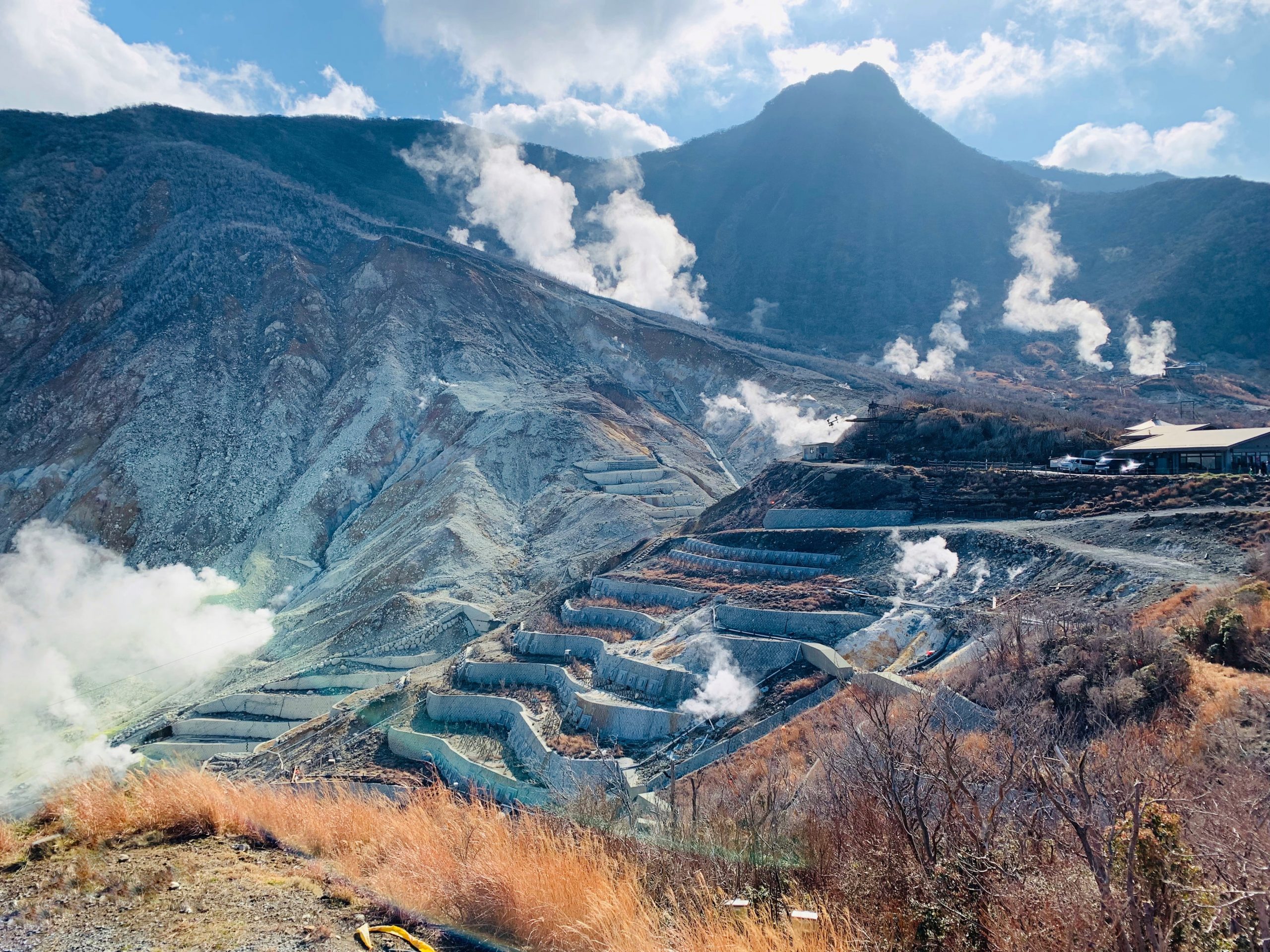 Hell Valley in Hakone - Sengokuhara