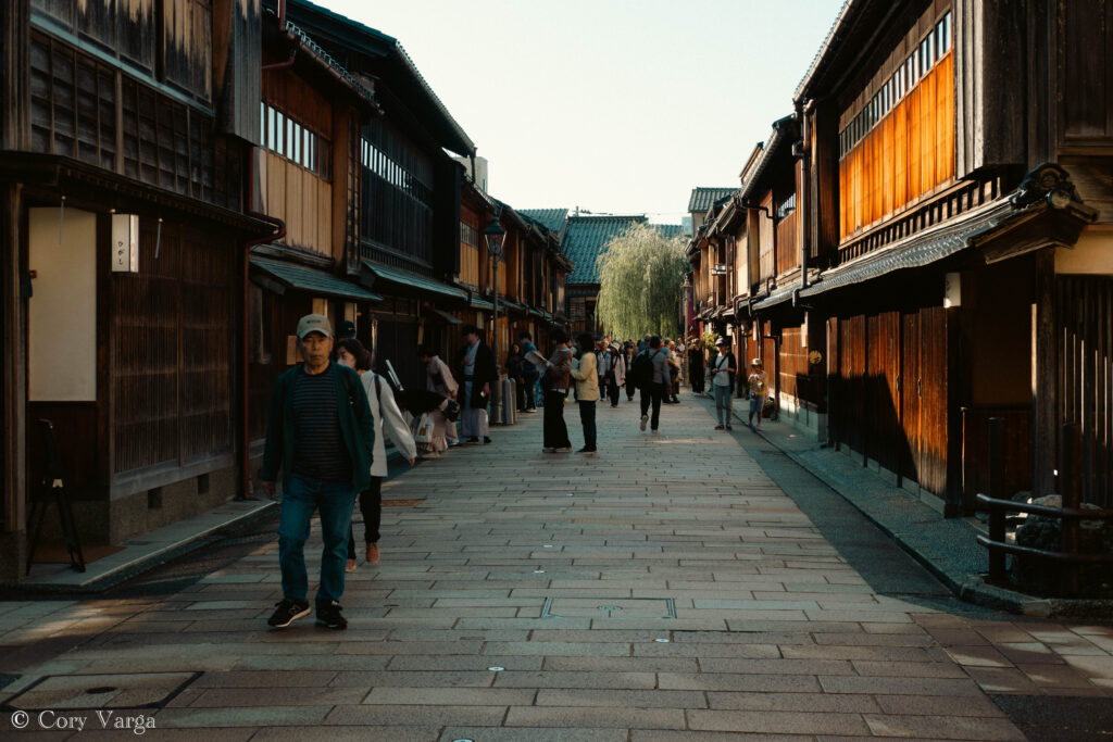 Higashi Chaya district in Kanazawa