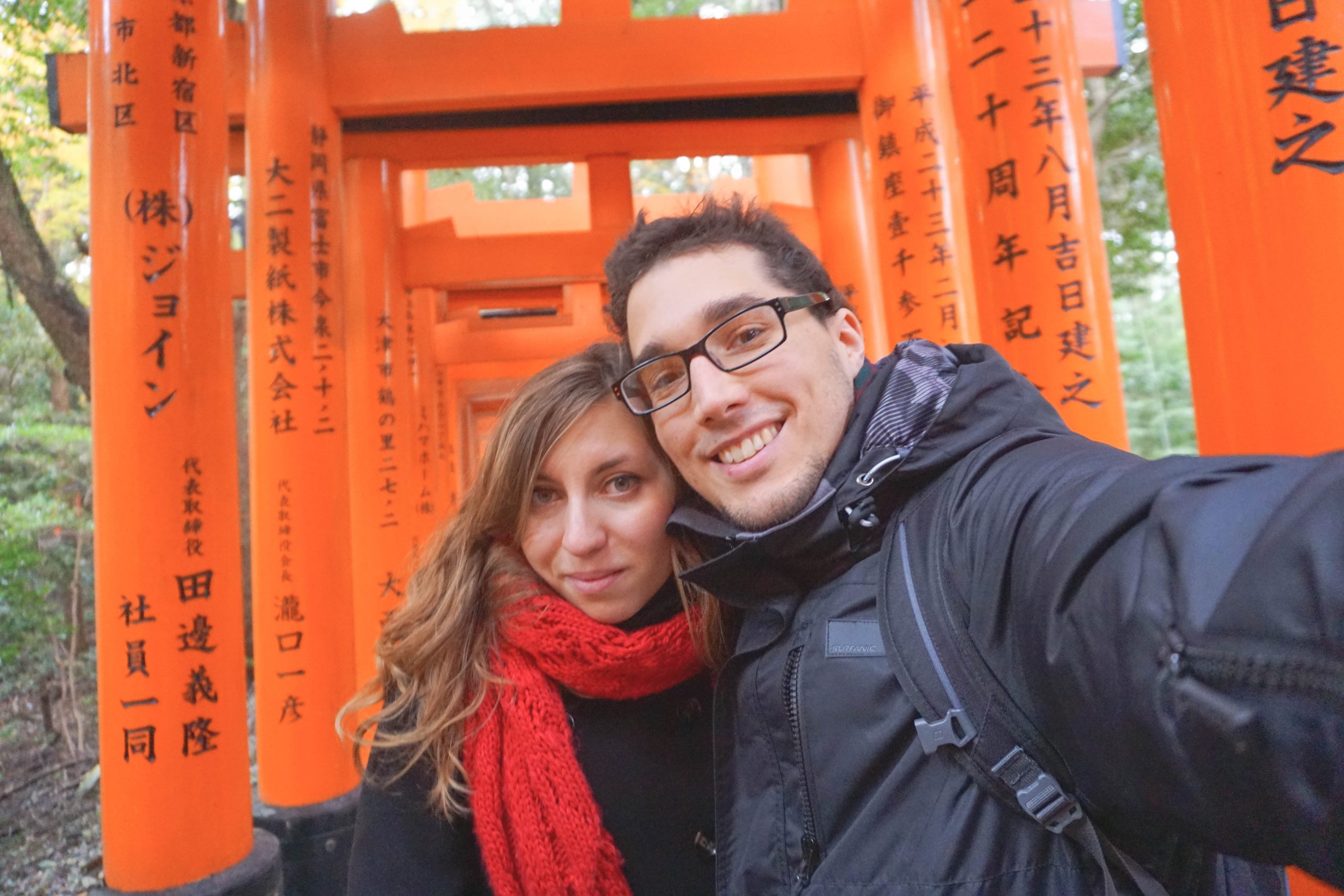 Our our first visit to Japan we hiked the Fushimi Inari Shrine Trail at sunset