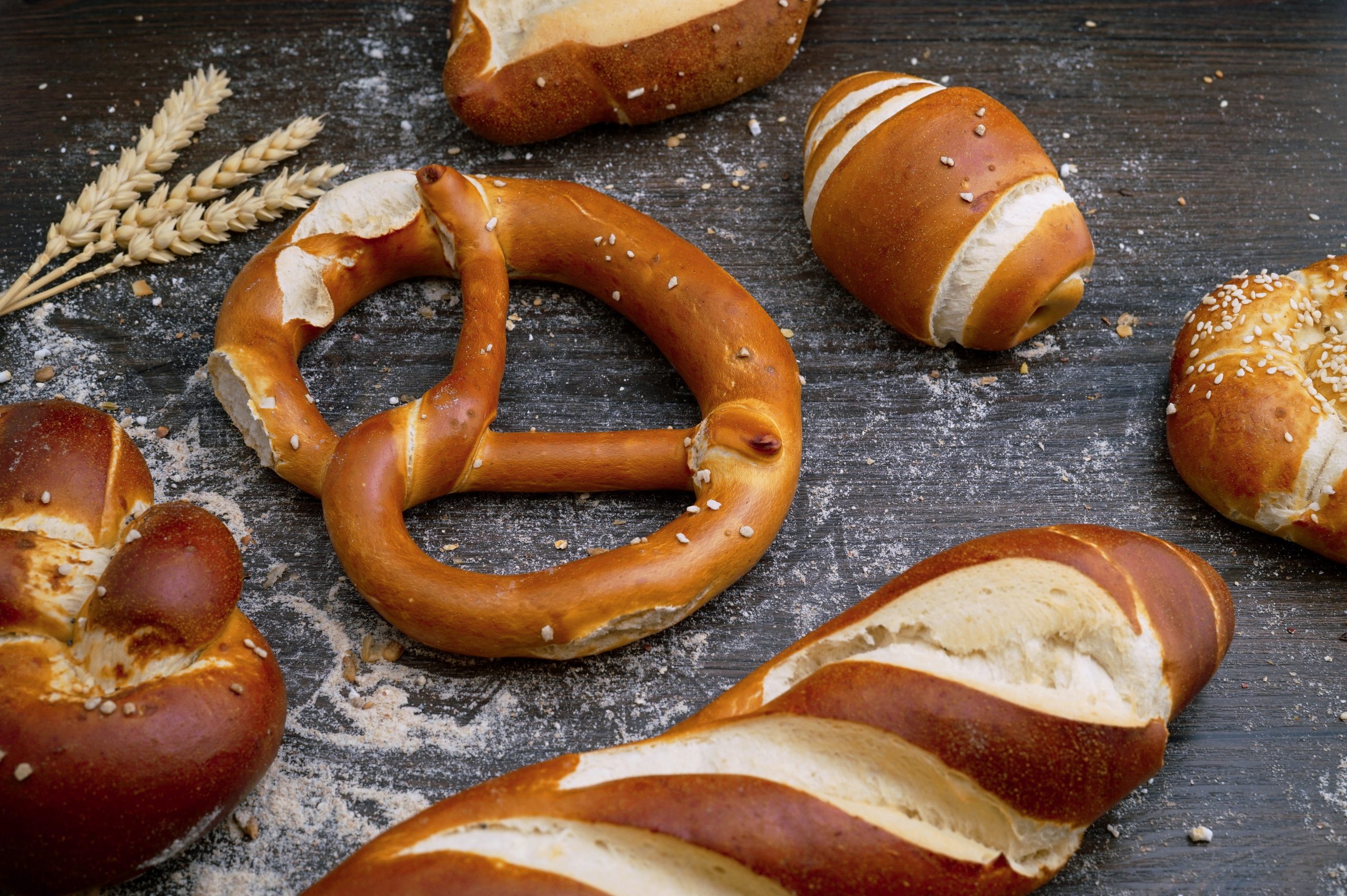 Hungarian food pretzel