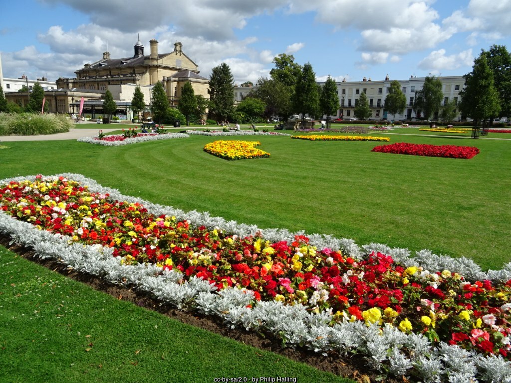Imperial gardens in Cheltenham