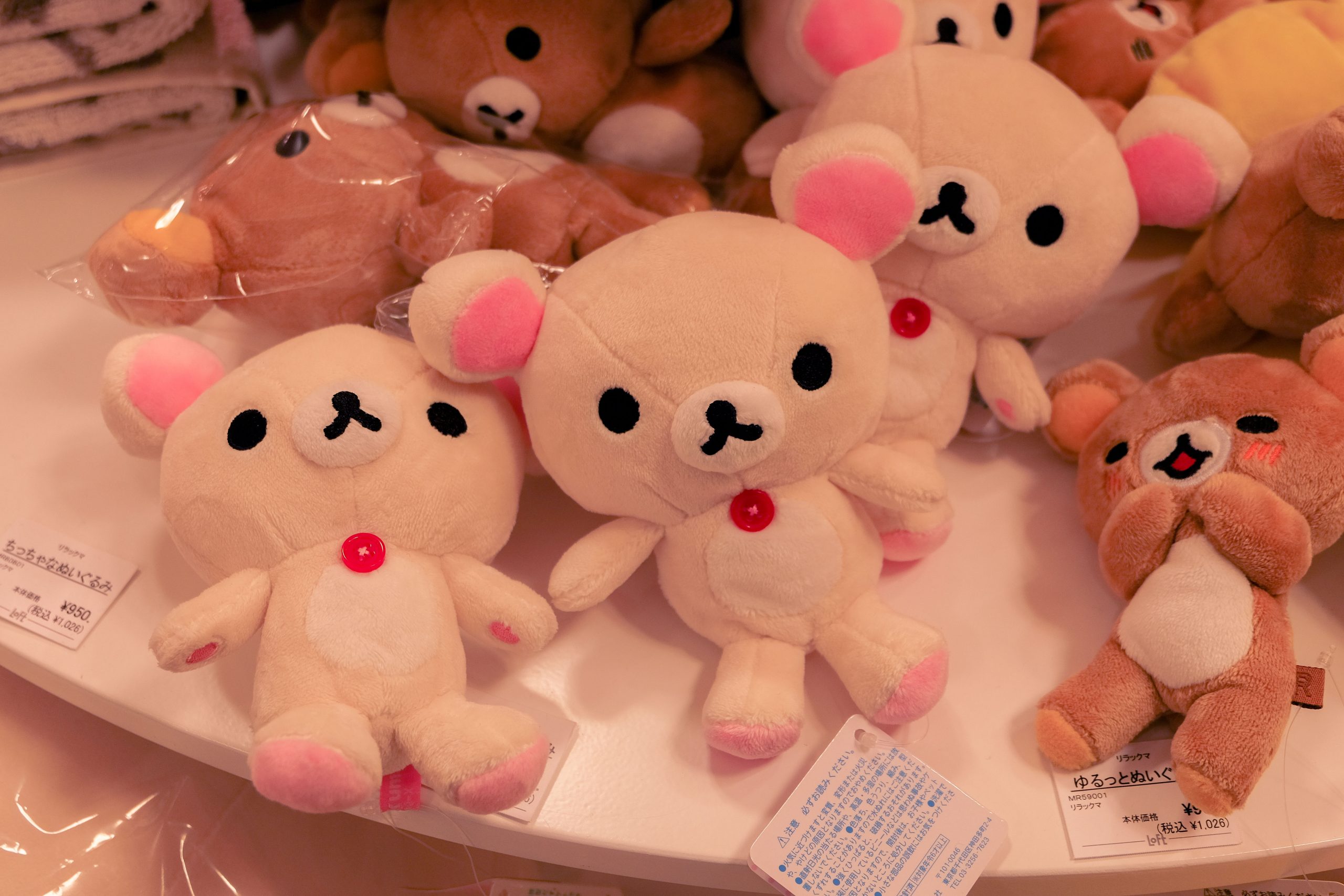 Japanese kawaii plush tous