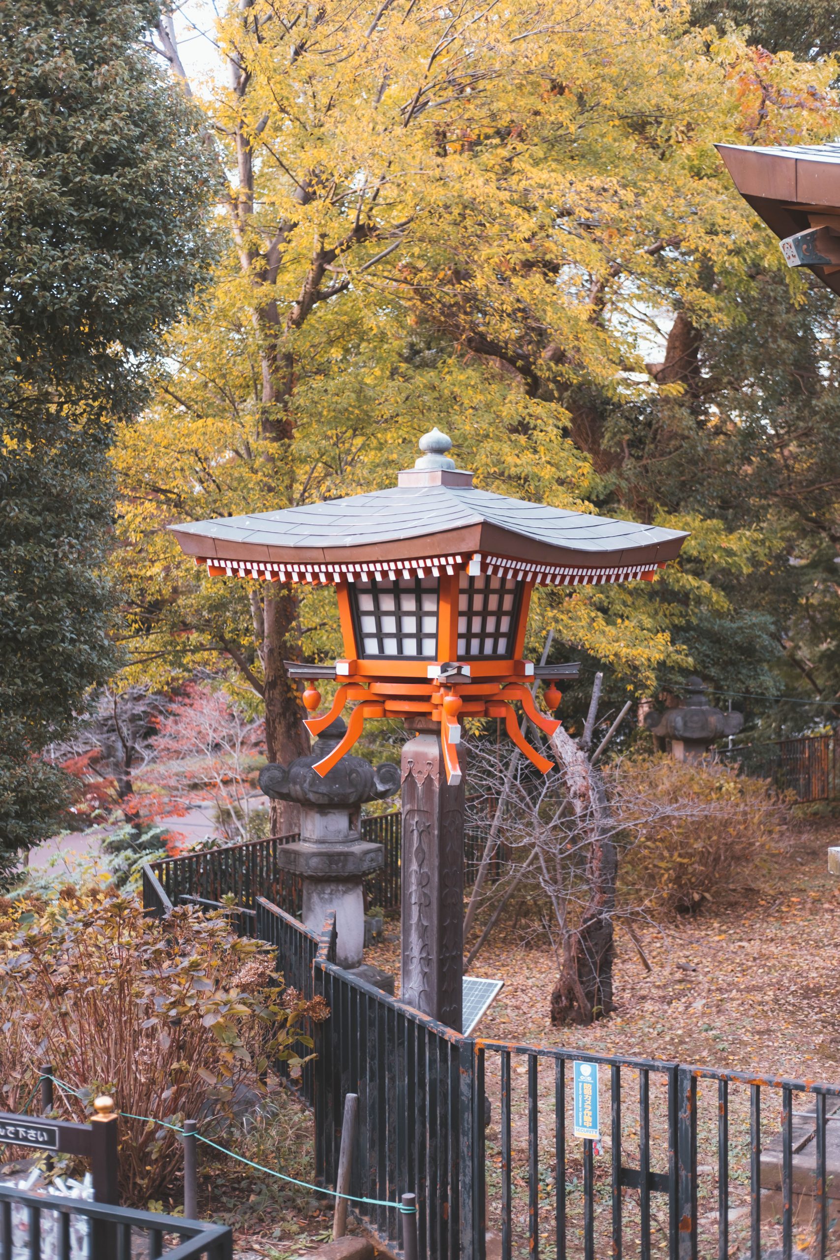 Japanese Style Lantern at Ueno Park