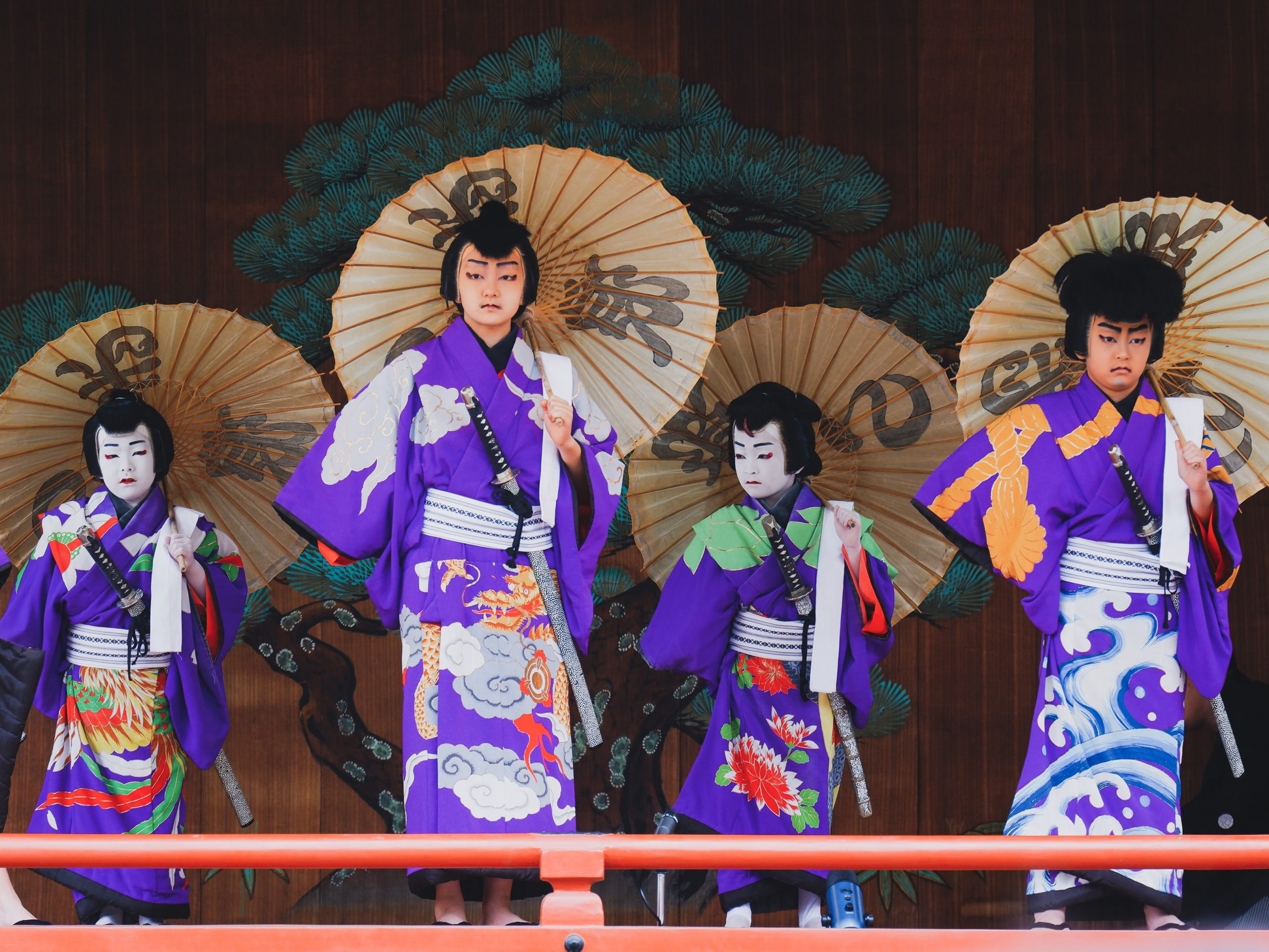 Kabuki theatre performance in Japan