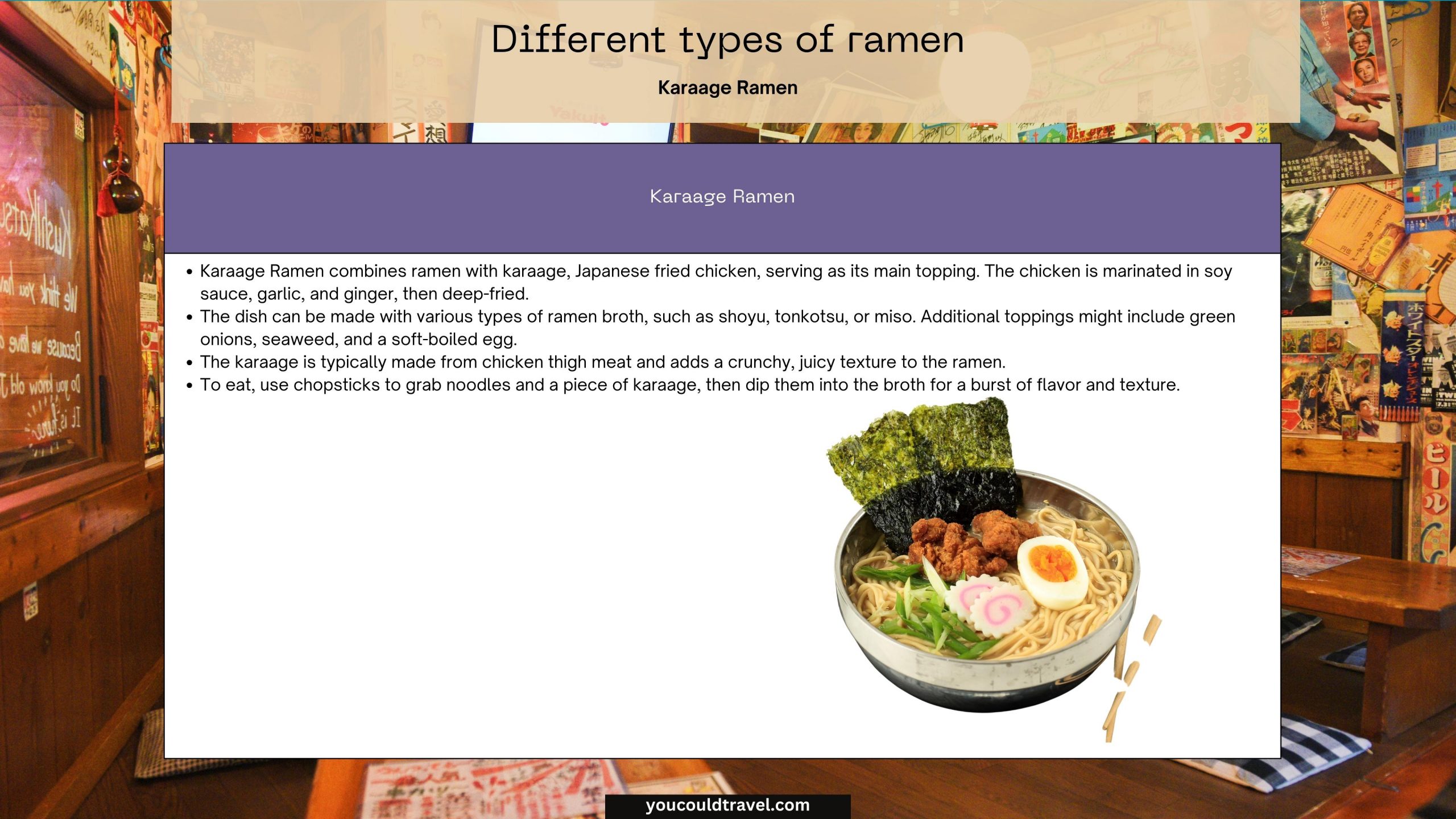 Karaage ramen Karaage ramen