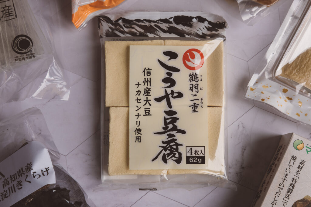 Koya Dofu (Freeze Dried Tofu) from Nagano by Tokiwa Frozen Foods