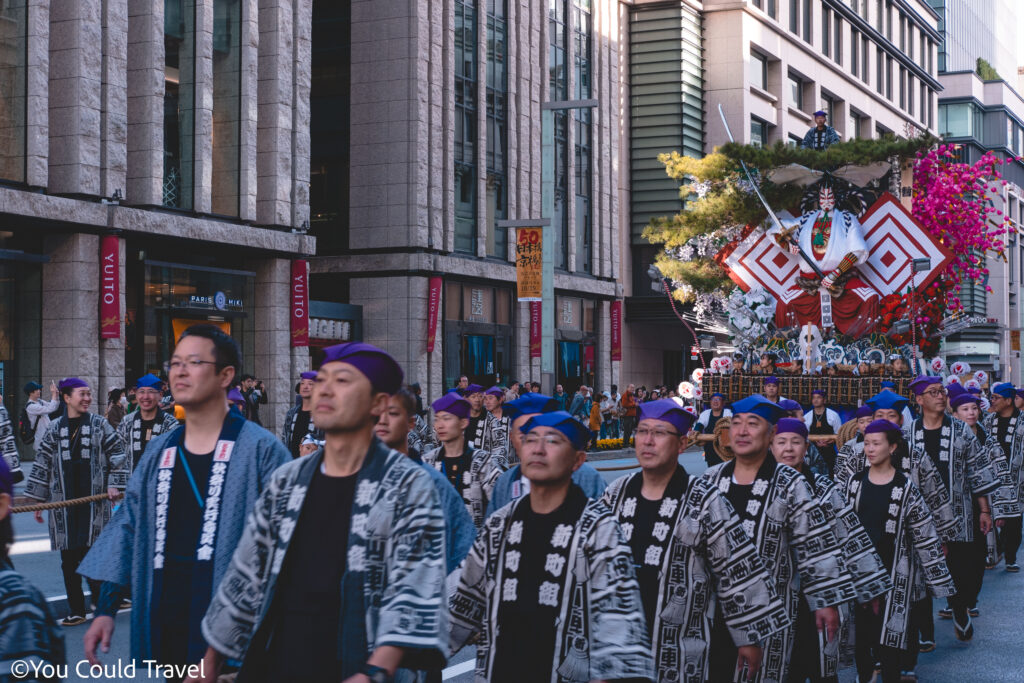 Kyobashi matsuri held in Nihonbashi, held October in Tokyo