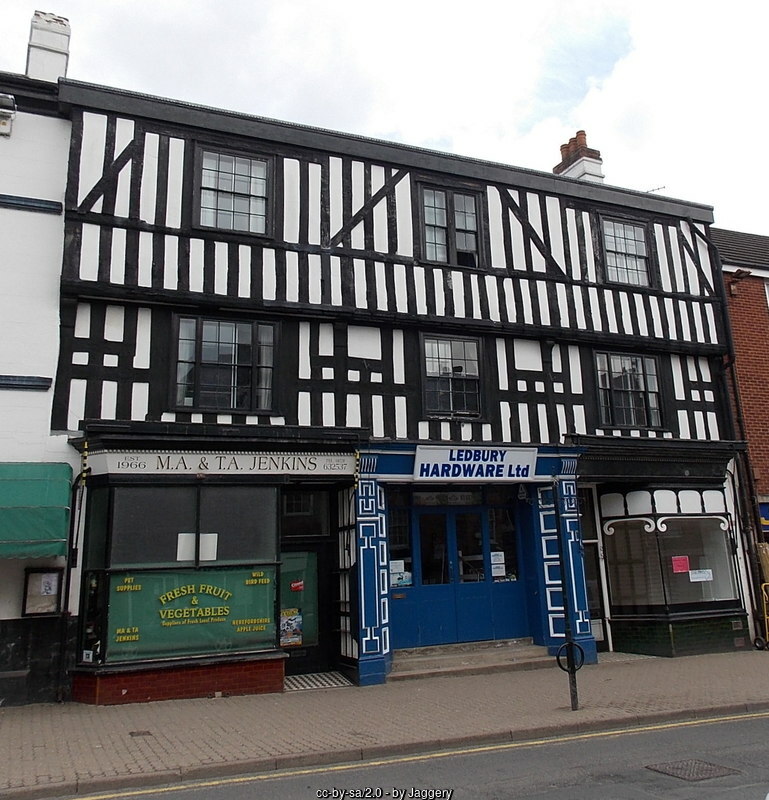 Ledbury during the poetry festival Ledbury during the poetry festival
