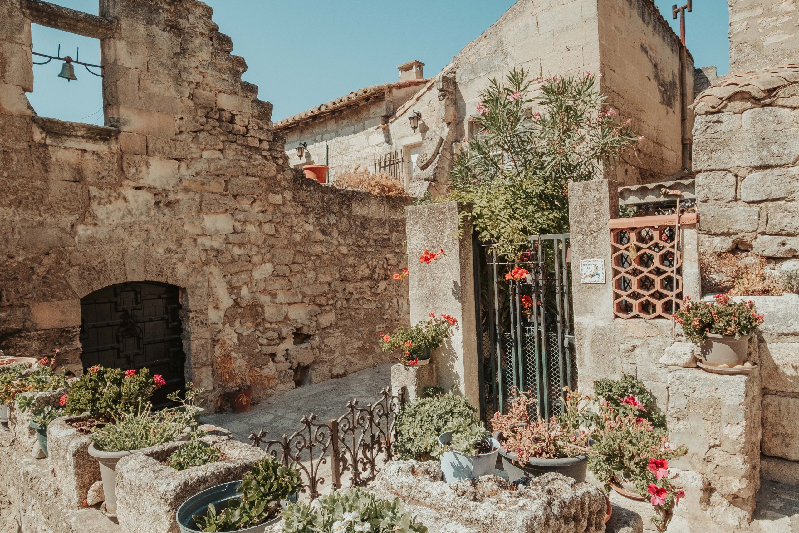 Les Beaux town near arles