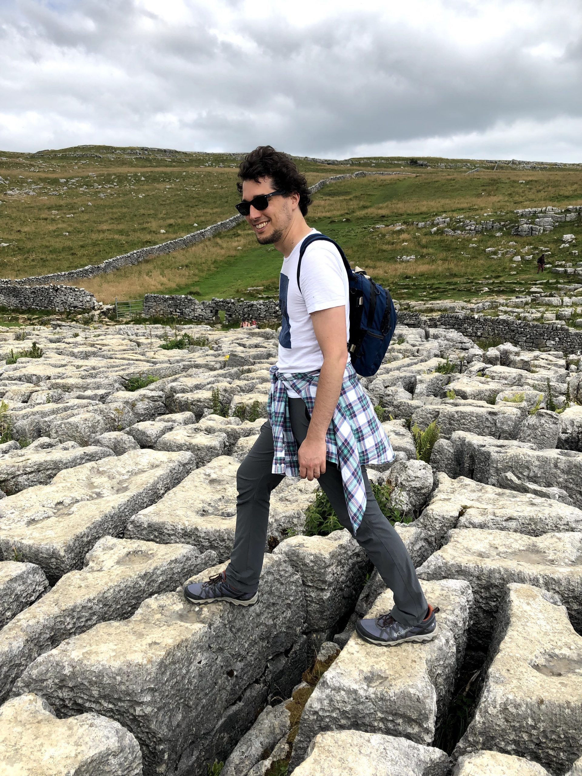 Limestone pavement Malham cove where Harry Potter was filmed Limestone pavement Malham cove where Harry Potter was filmed