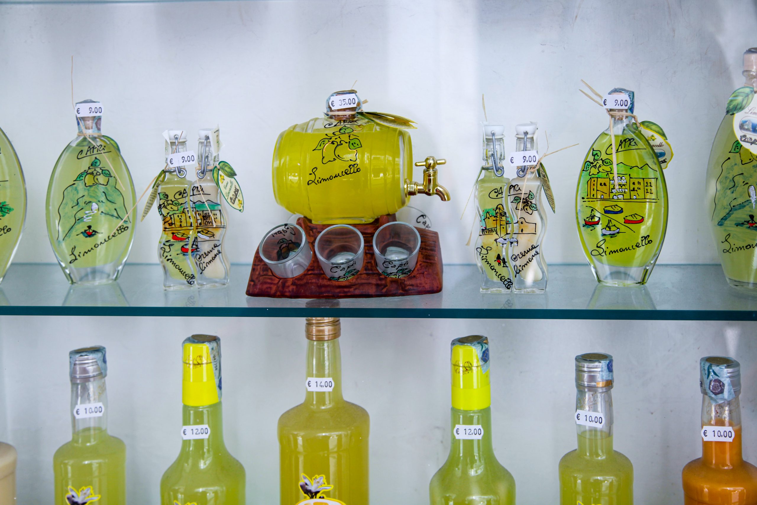 Limoncello from Italy to buy as a souvenir