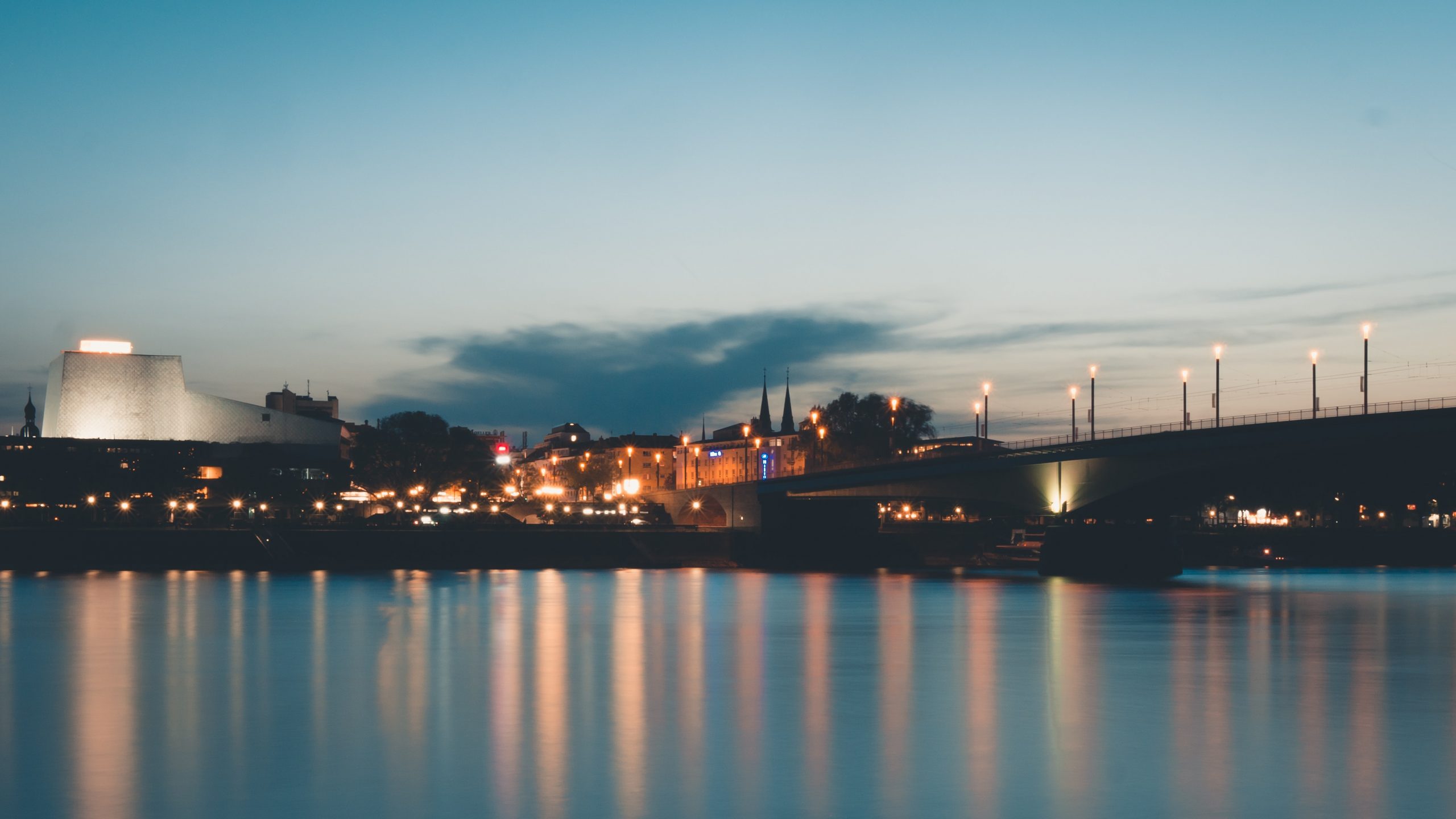 long exposure of Bonn in Germany long exposure of Bonn in Germany