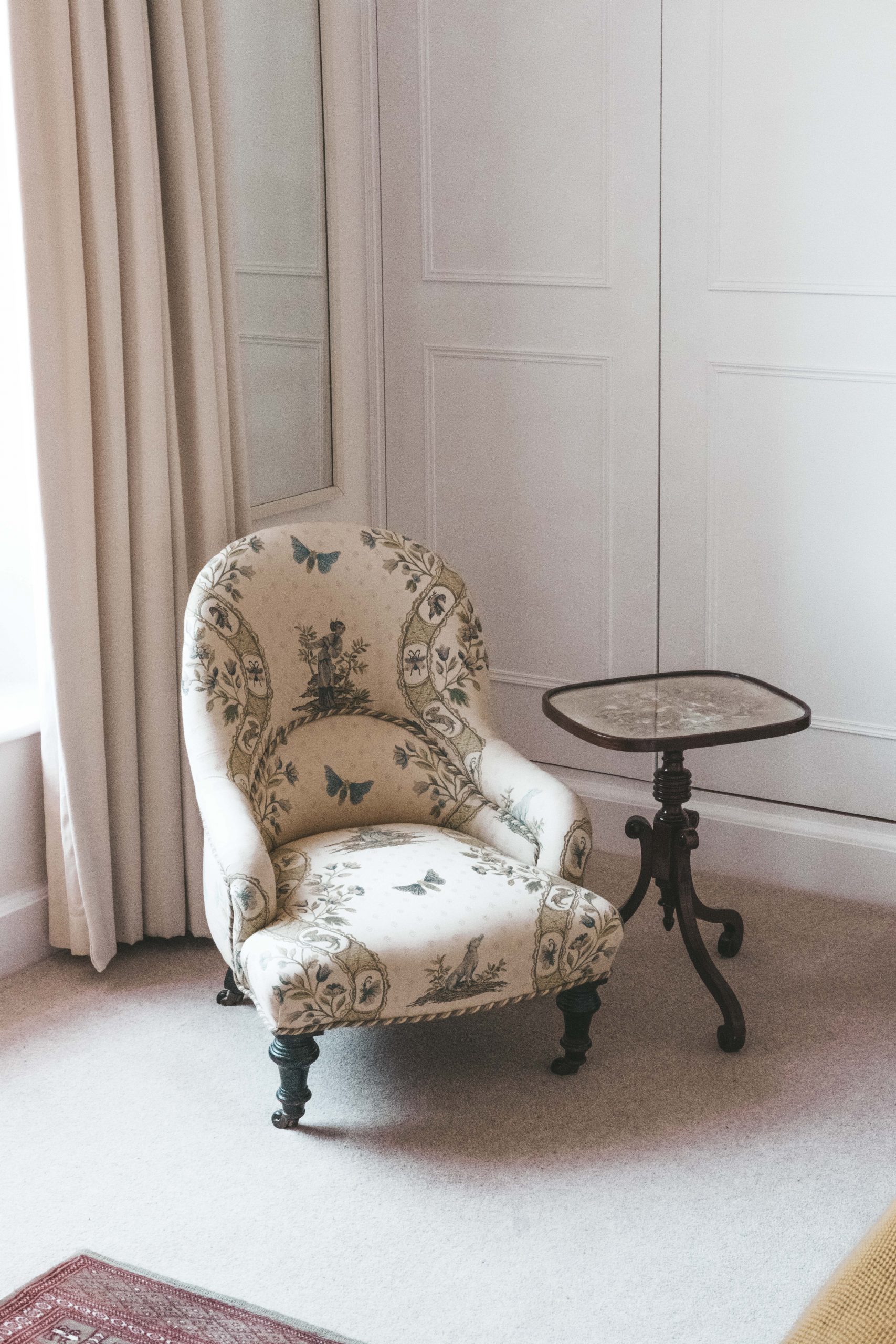 Lovely reading corner at Bowden Croft, accommodation in Devon