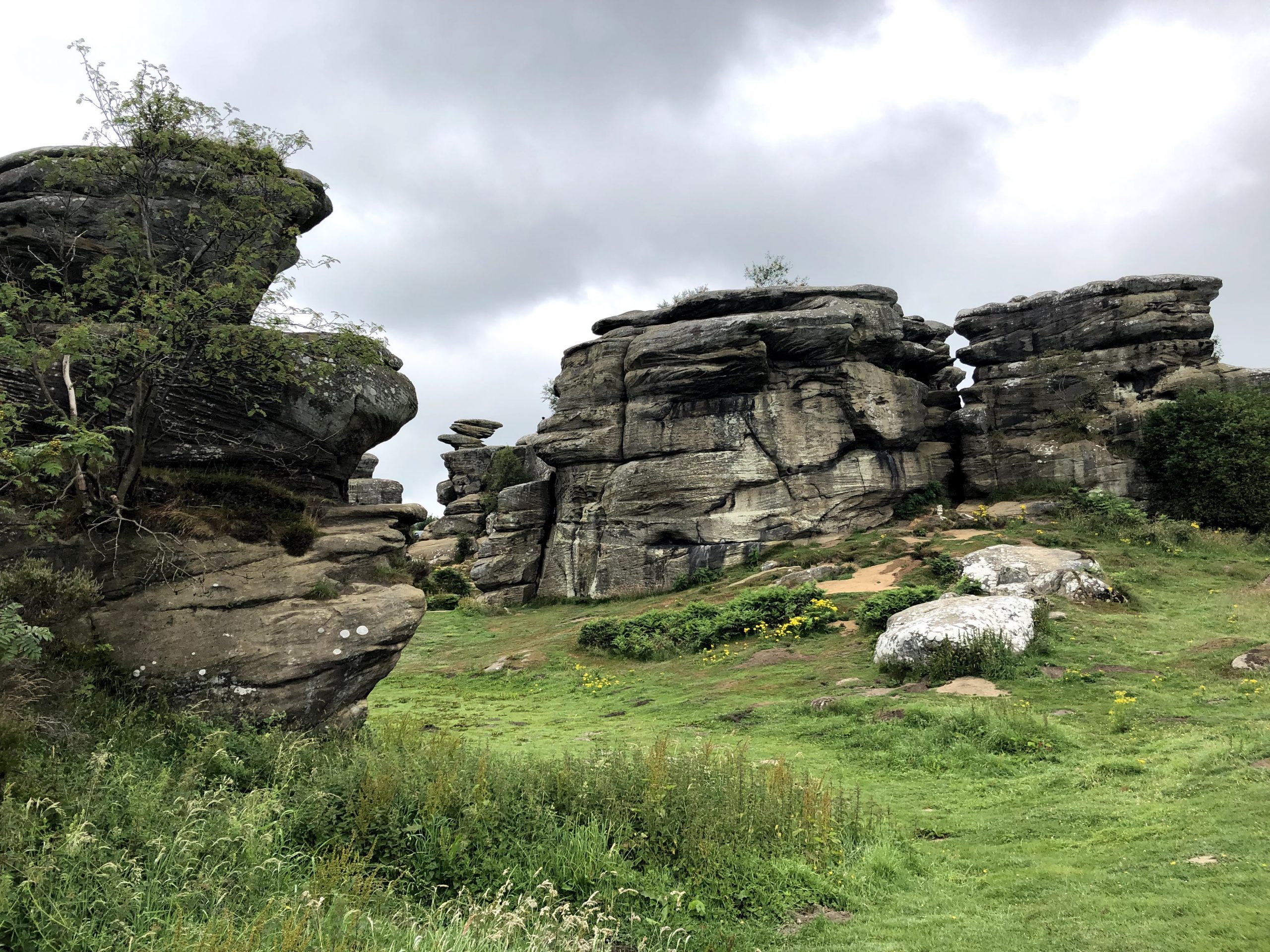 lovely rock formations Brimham rocks